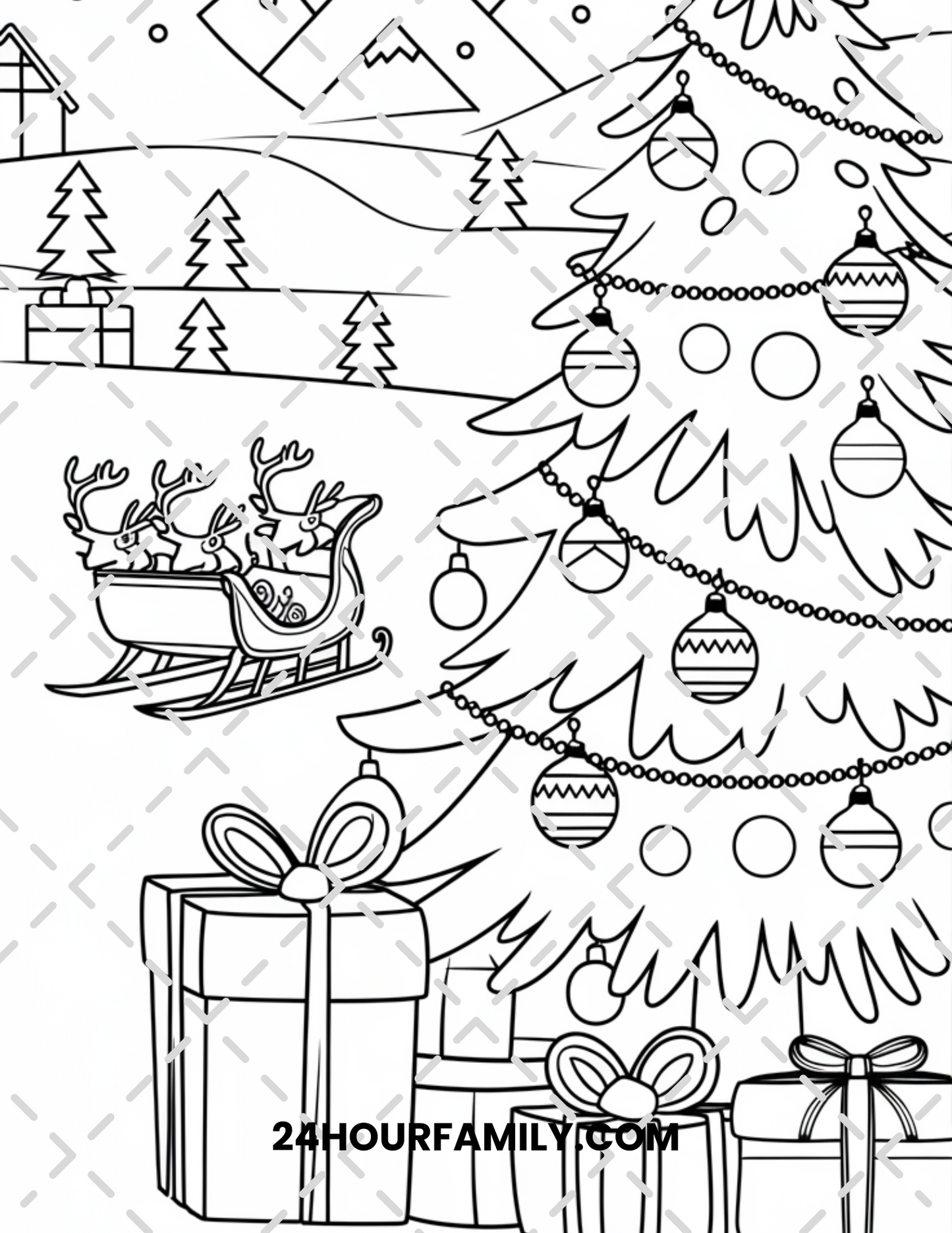 christmas coloring pages