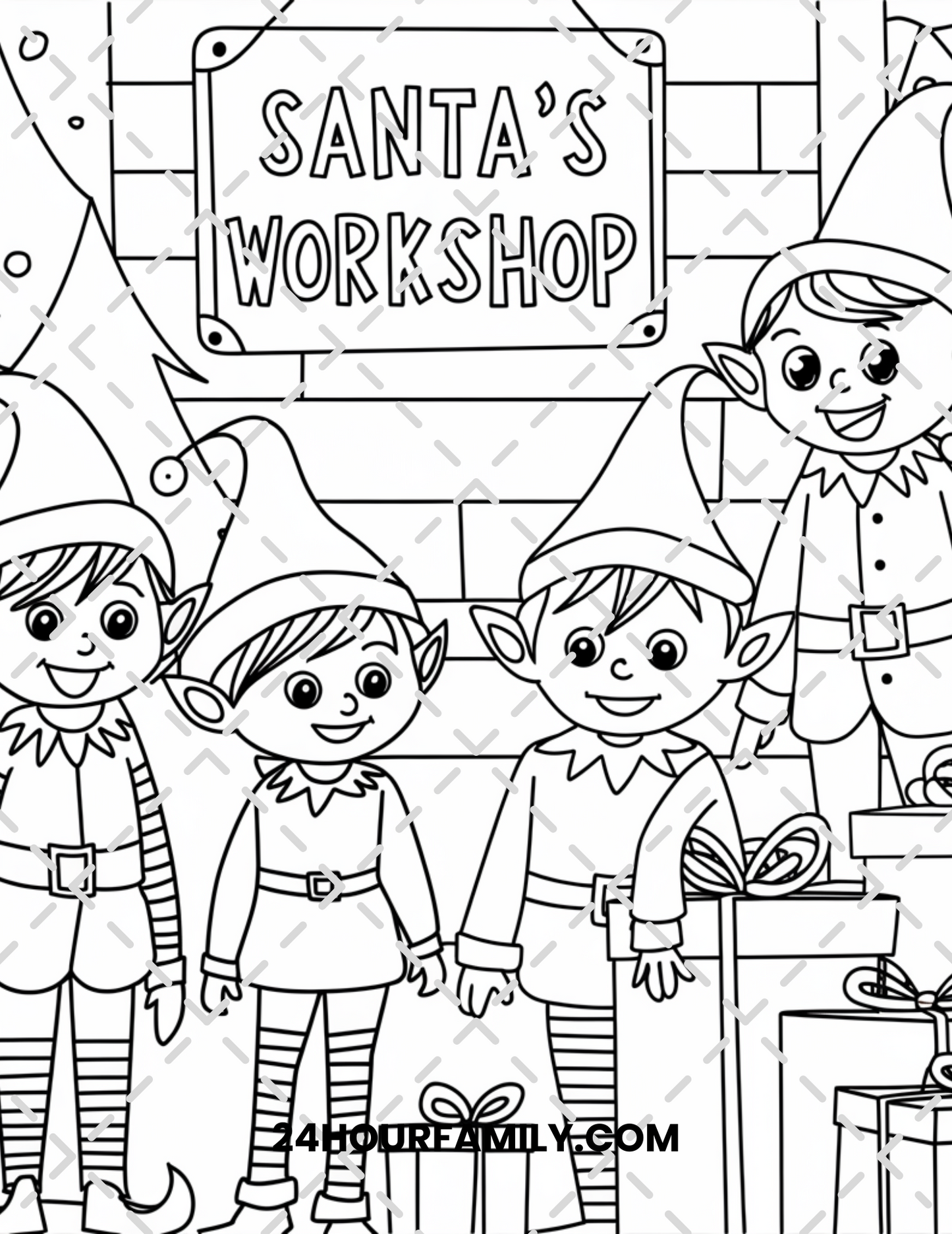 christmas coloring pages