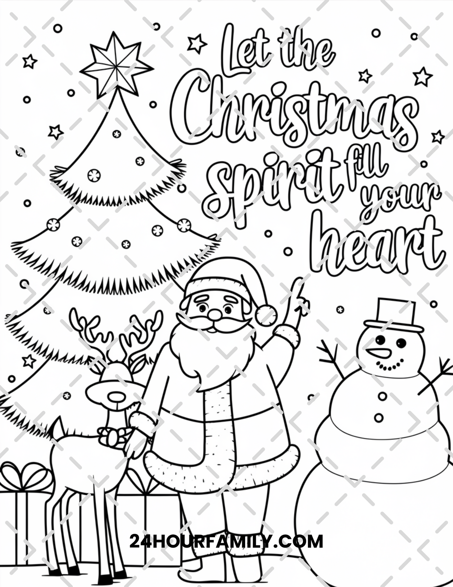 christmas coloring pages