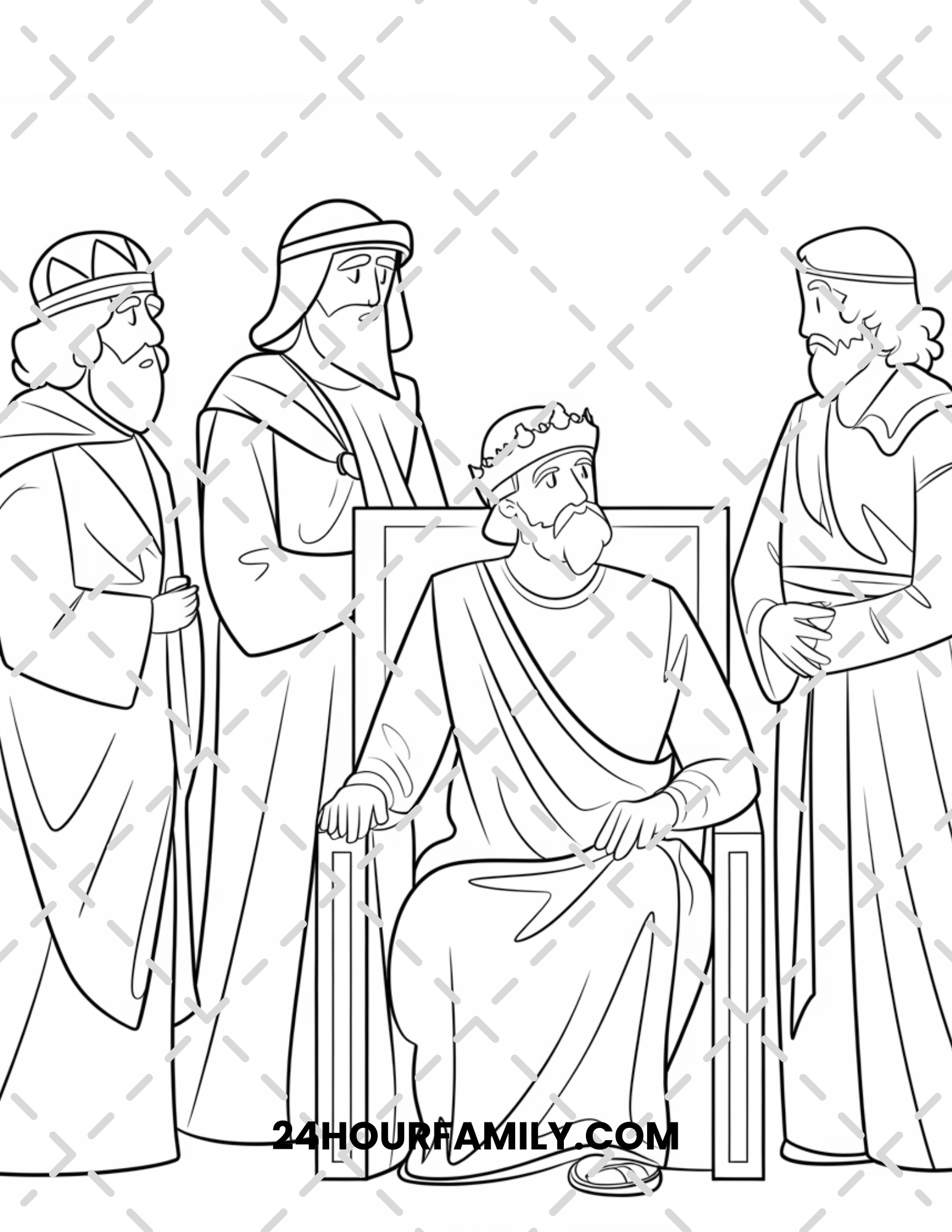 wise men coloring pages