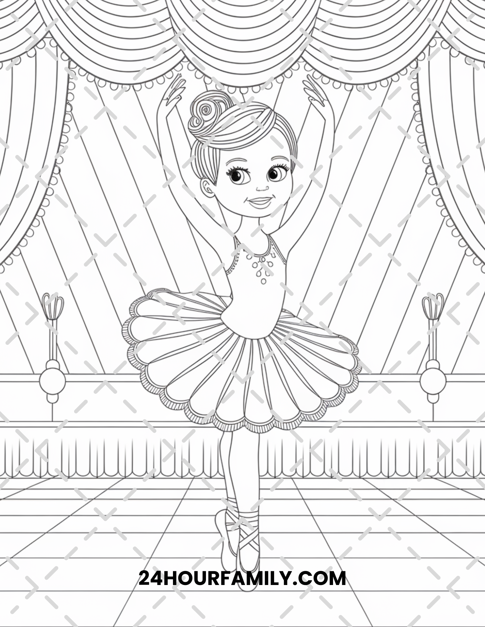 ballerina coloring pages