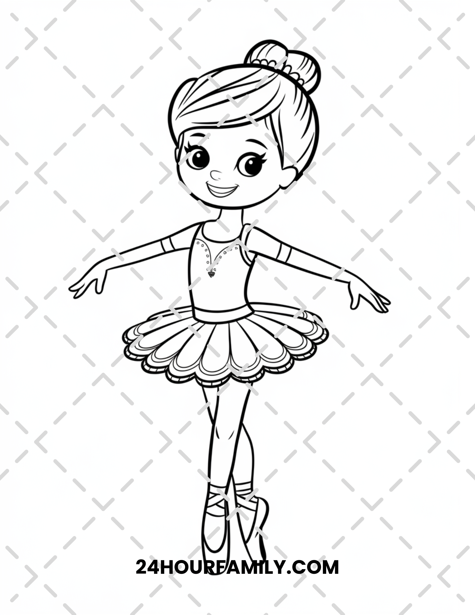 ballerina coloring pages