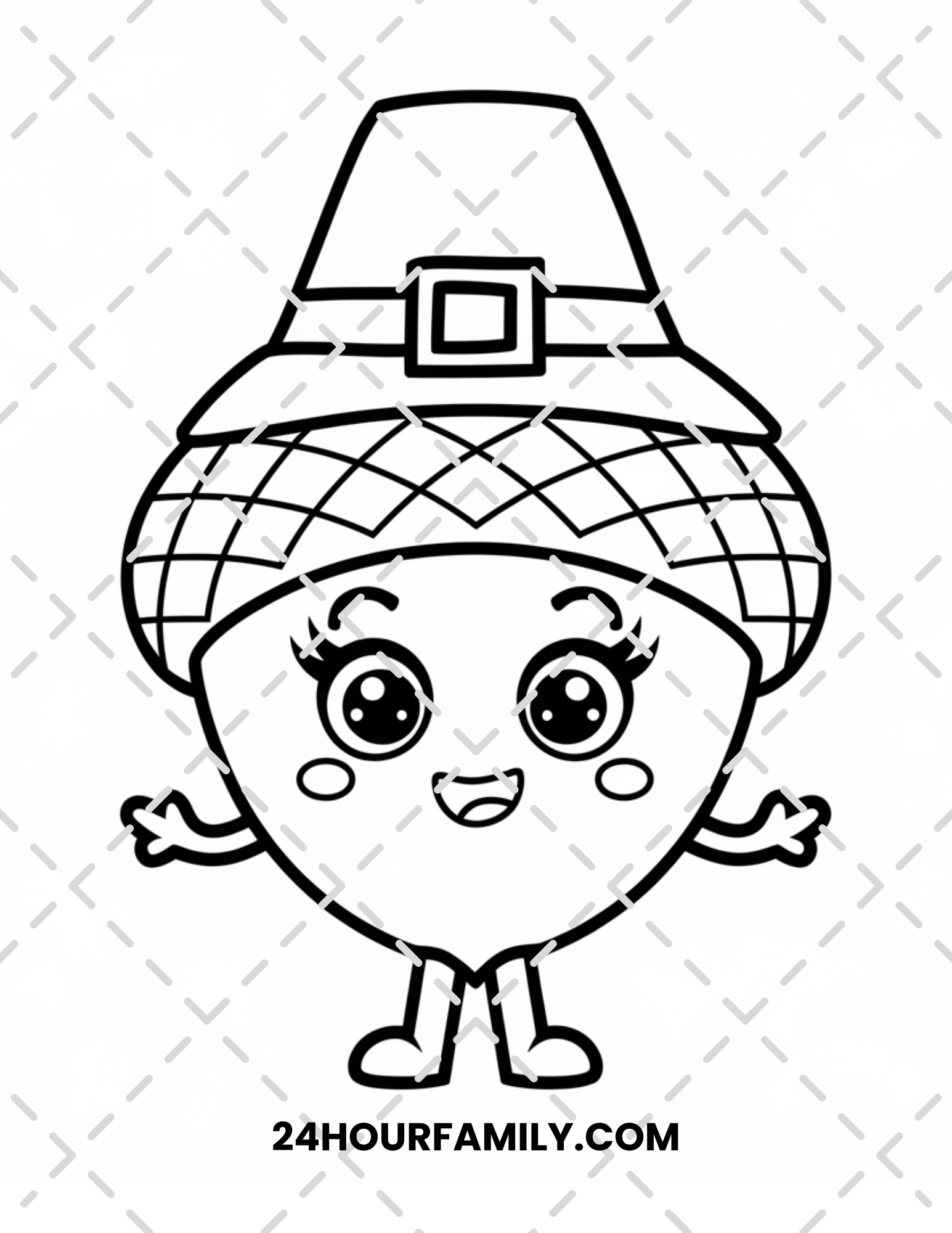 acorn coloring pages