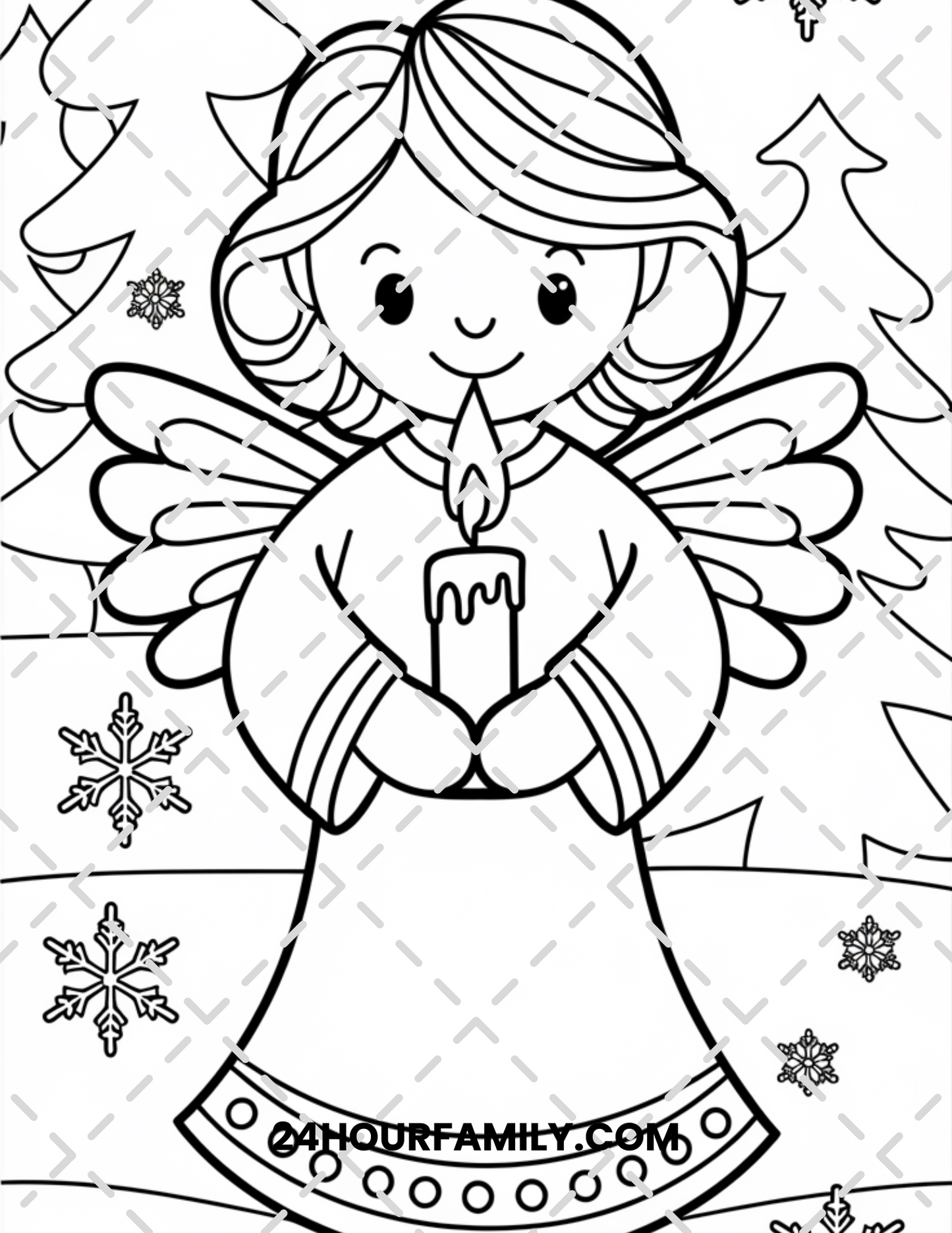 angel coloring pages