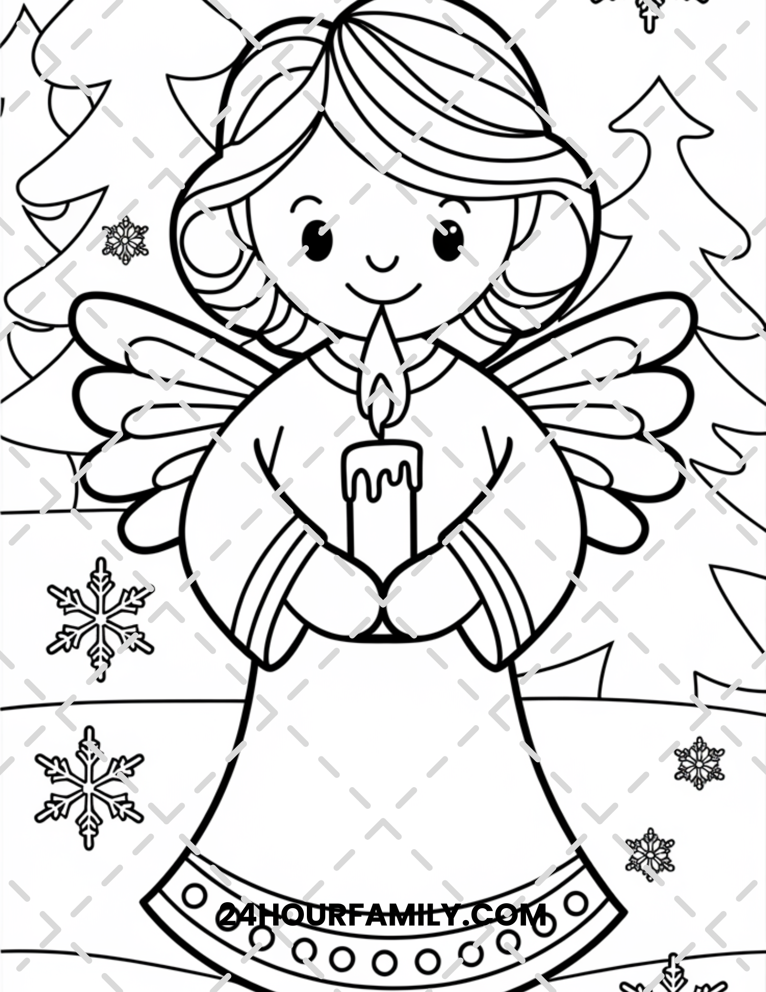 angel coloring pages