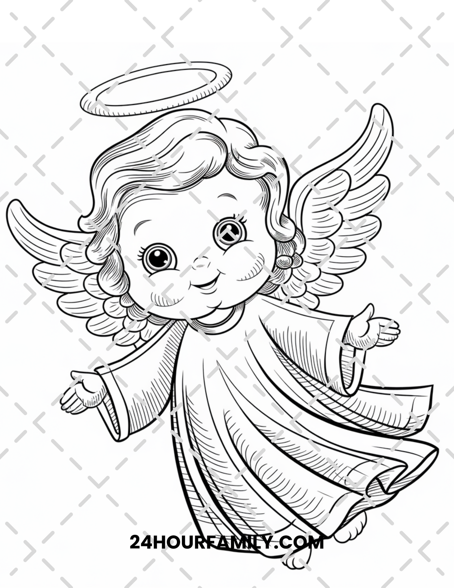 angel coloring pages