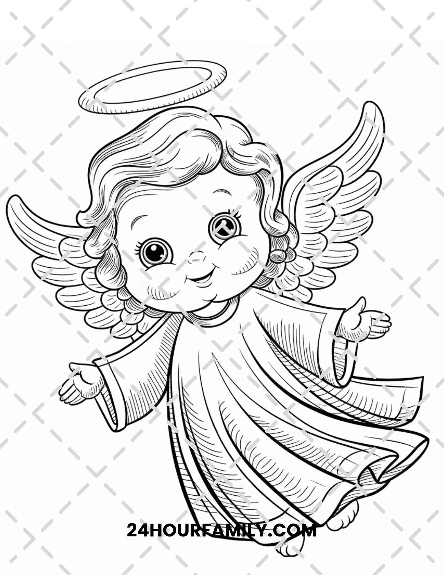 angel coloring pages