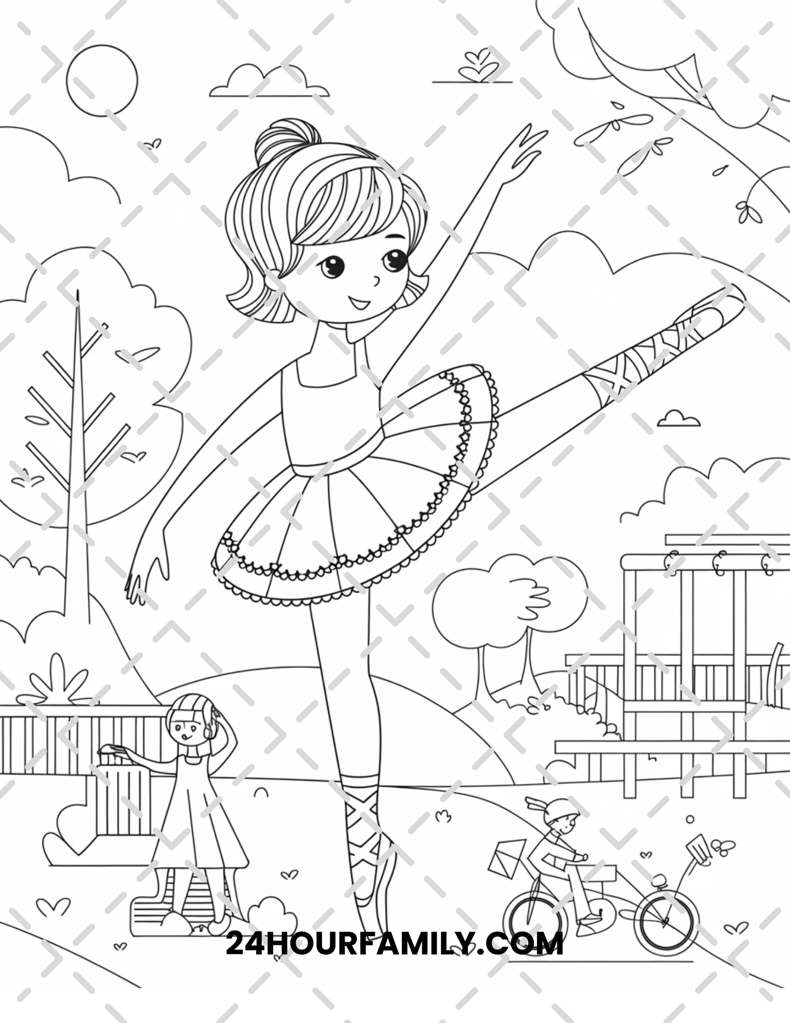 ballerina coloring pages
