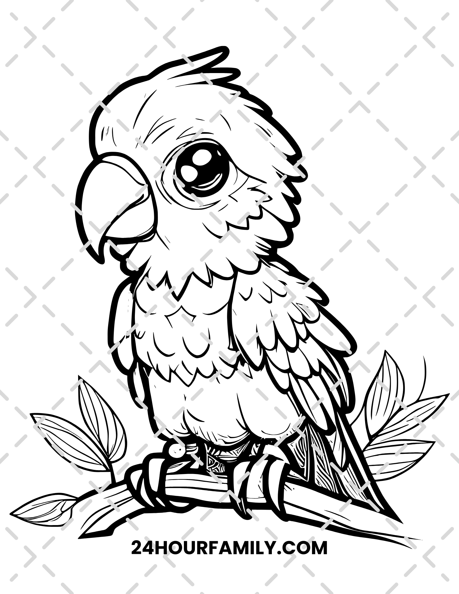 birds coloring pages for kids