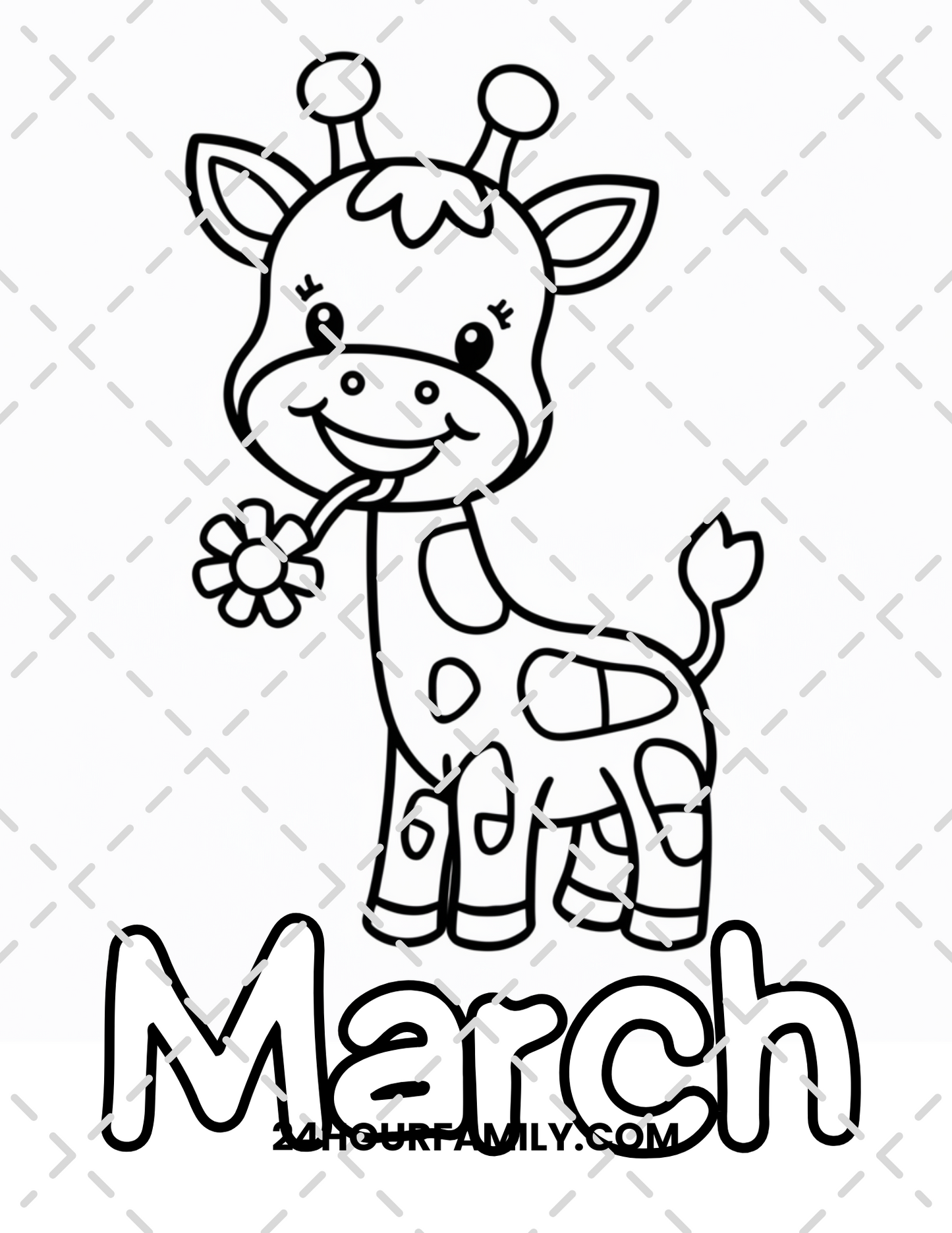 march coloring pages
