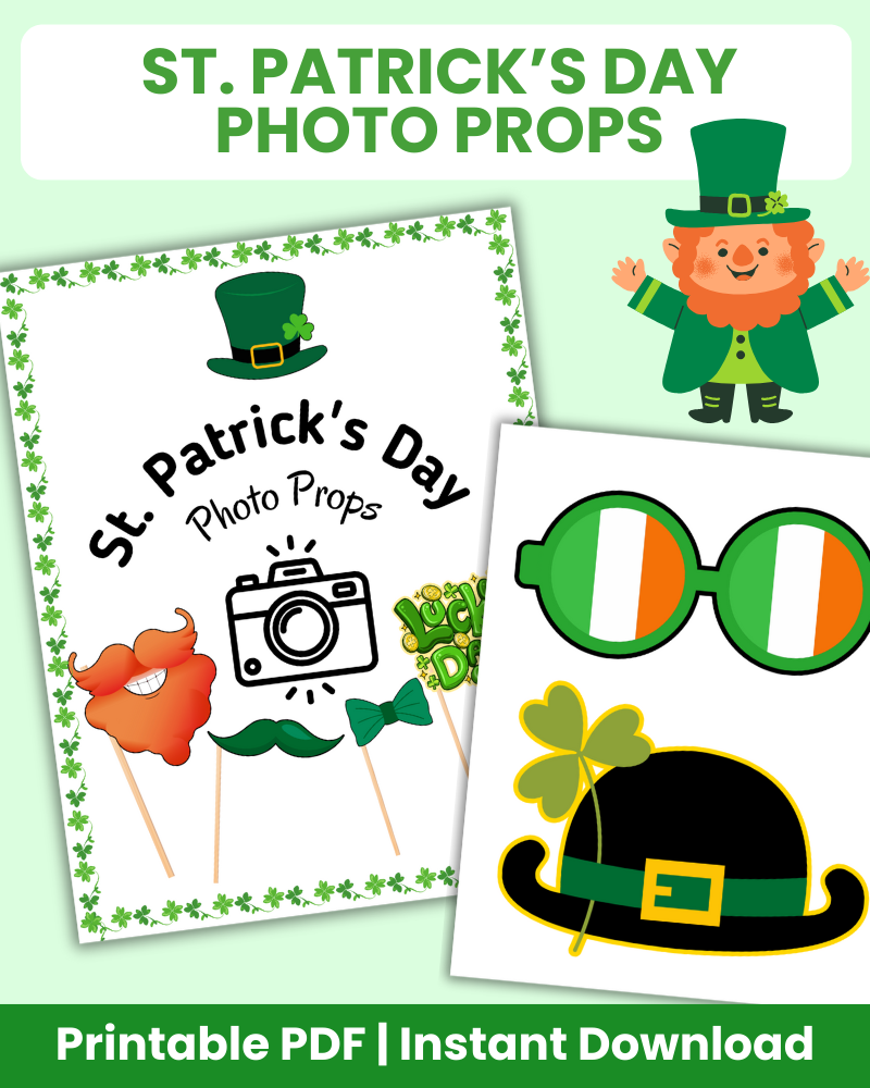 St. Patrick's Day Photo Props