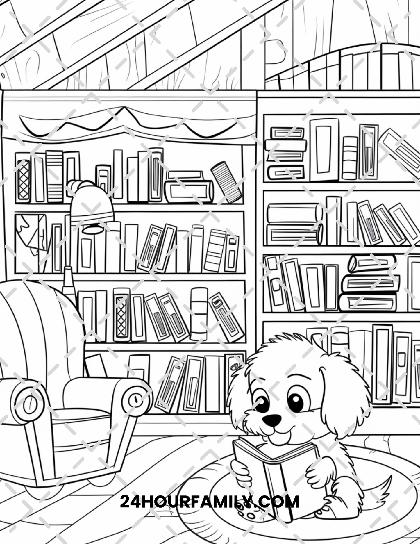 cute puppy coloring pages