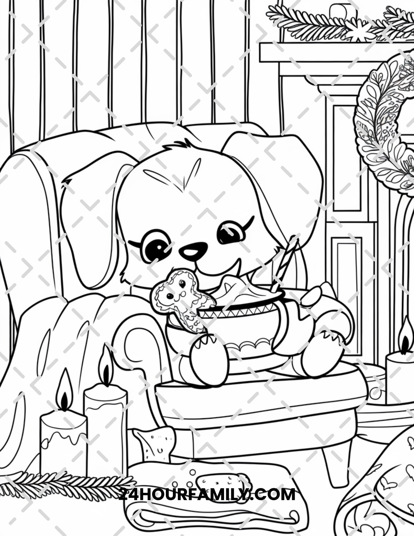 cute puppy coloring pages