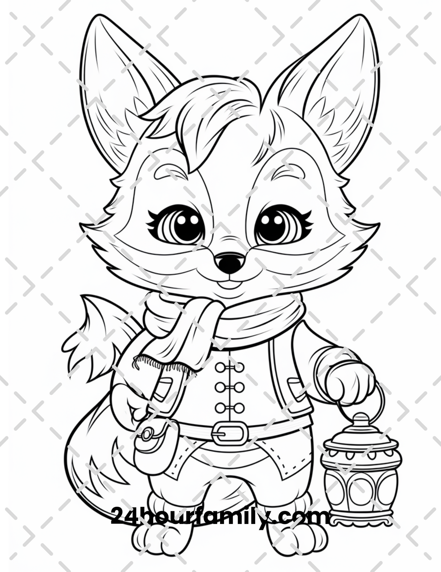 woodland creature coloring pages