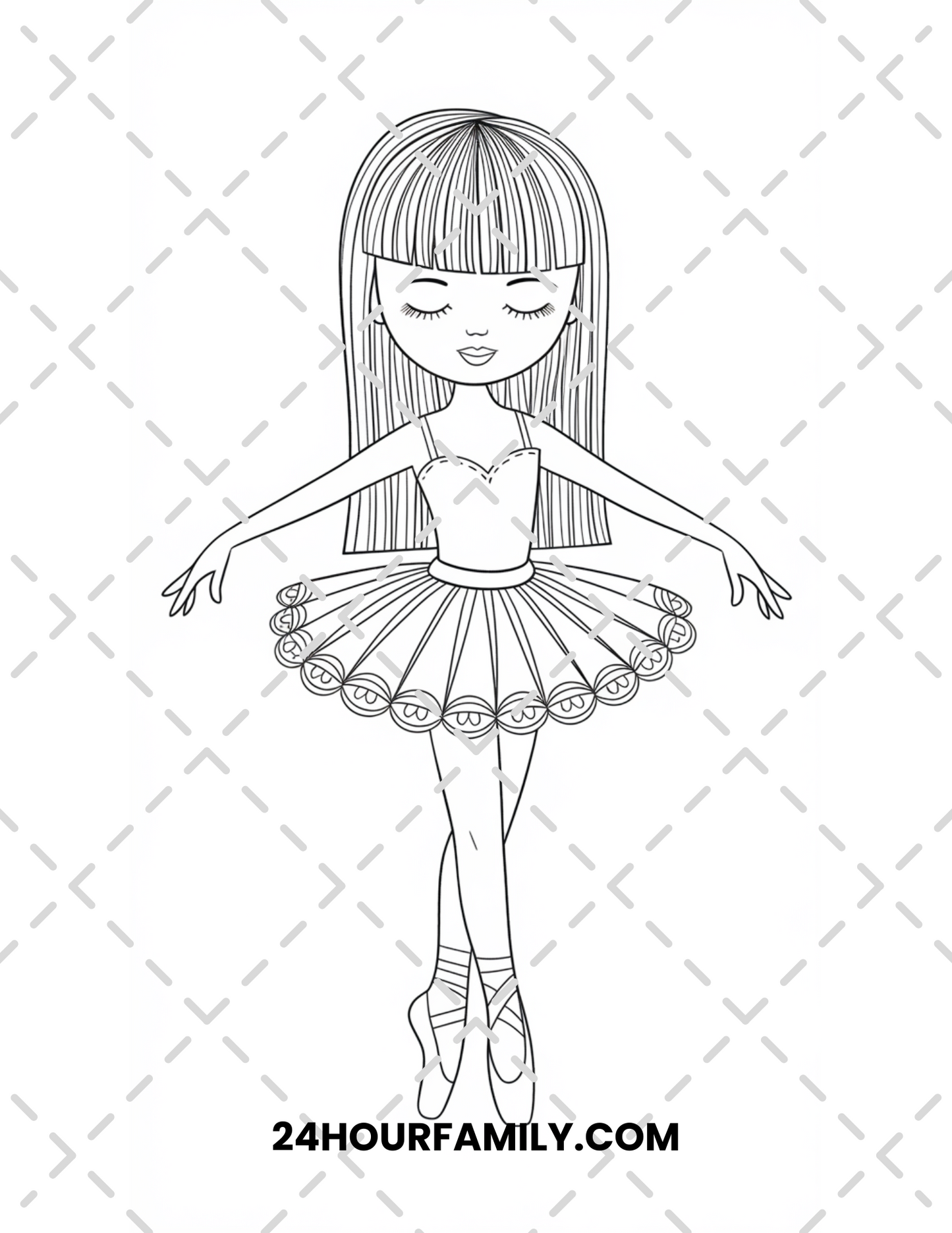 ballerina coloring pages