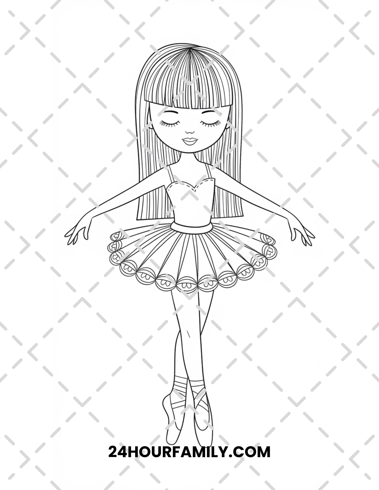 ballerina coloring pages