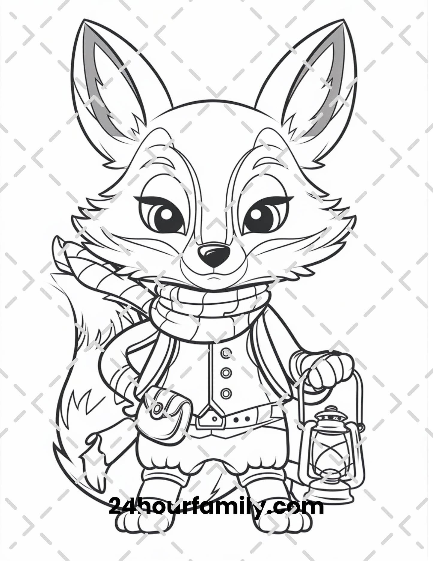 woodland creatures coloring pages