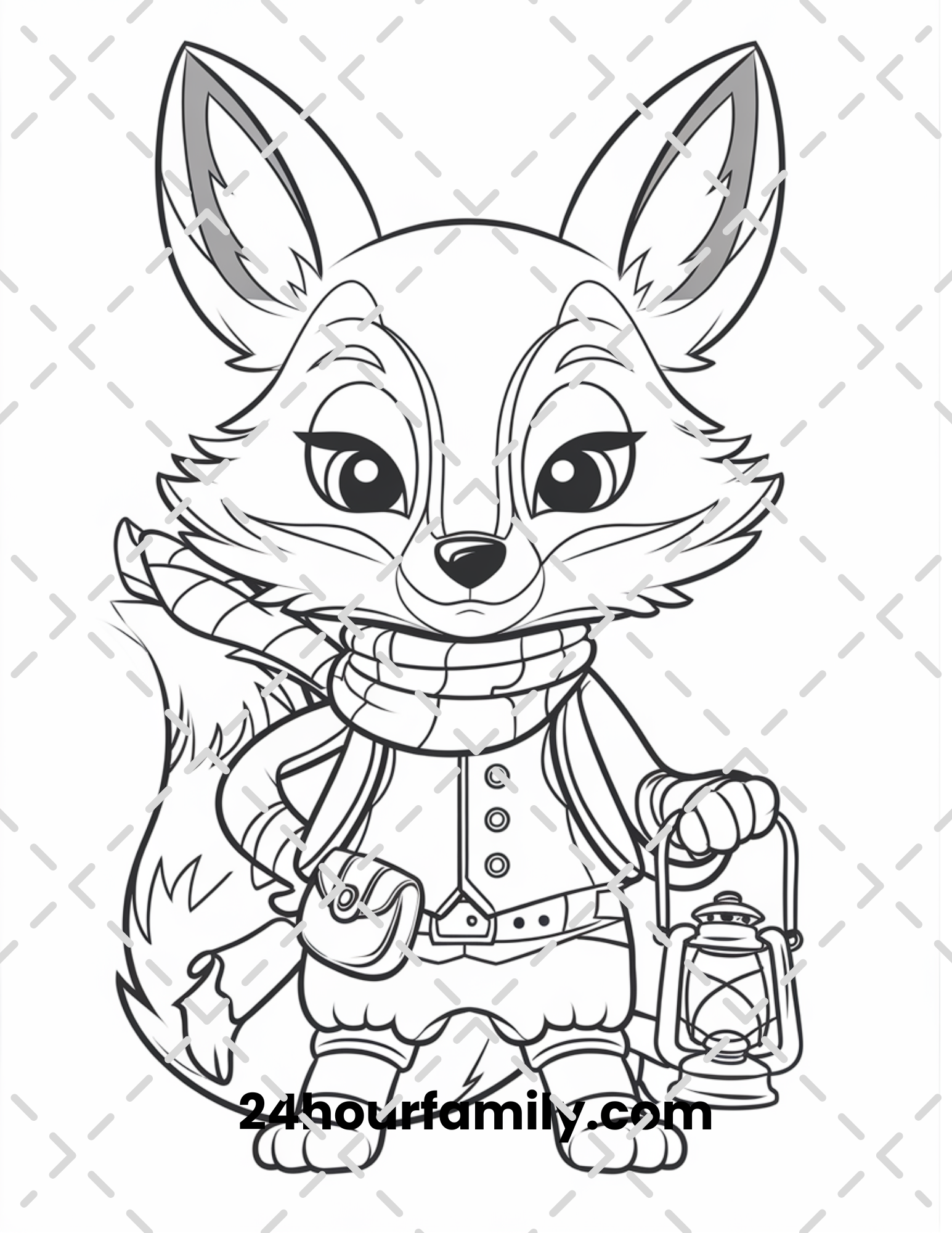 woodland creatures coloring pages