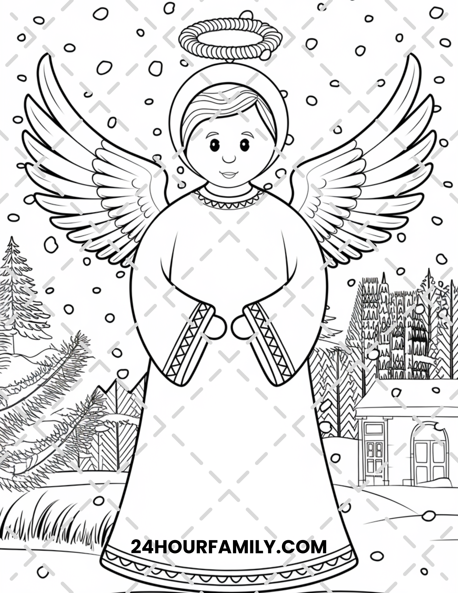 angel coloring pages