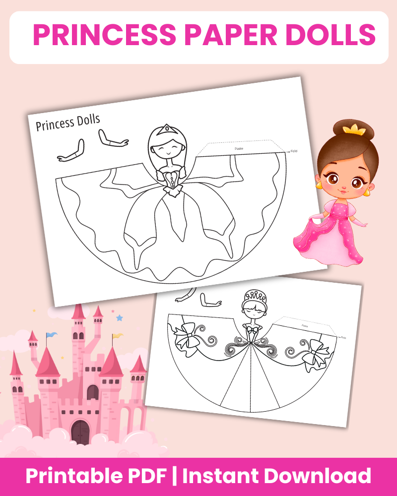 Princes Paper Dolls Printable