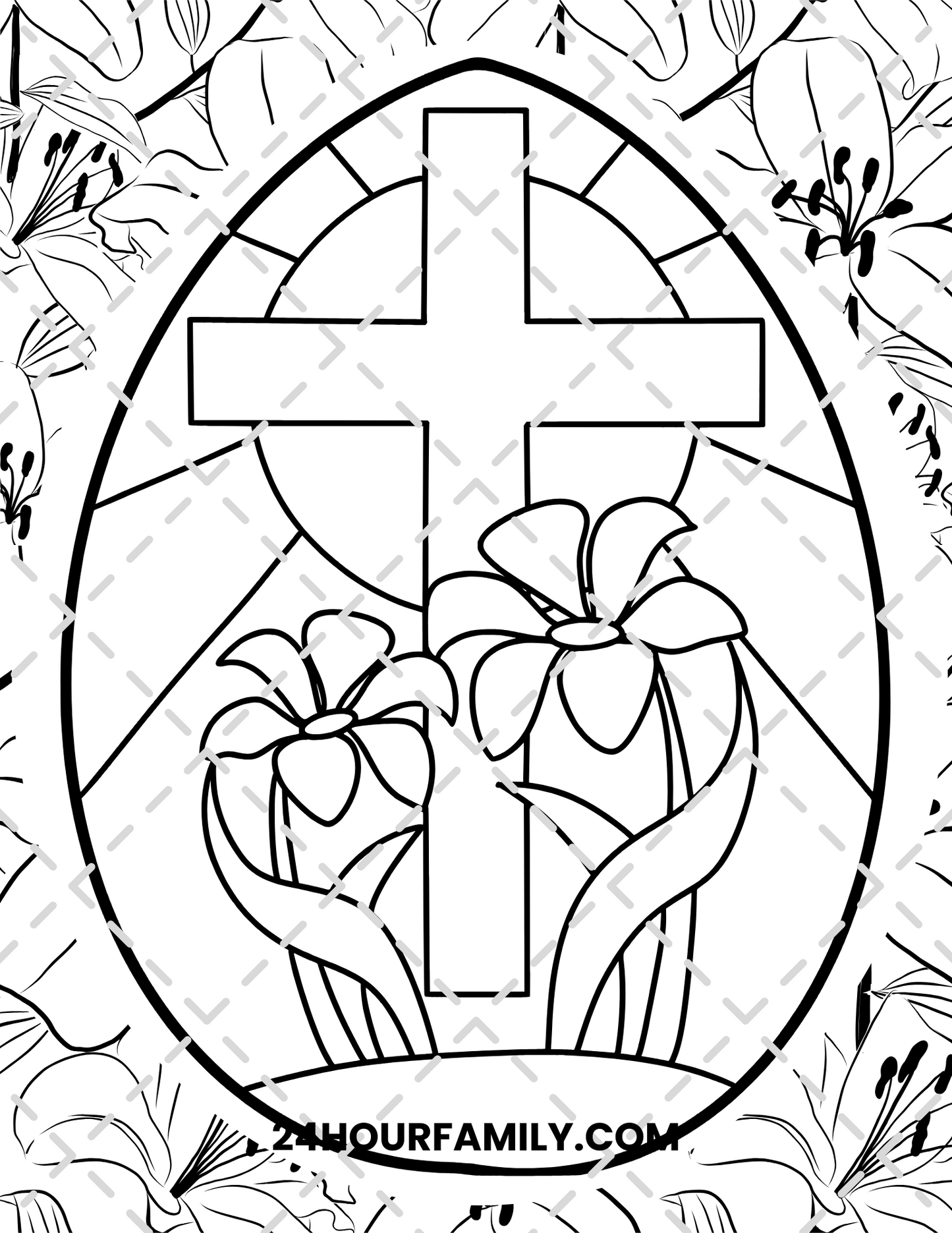 christian easter coloring pages