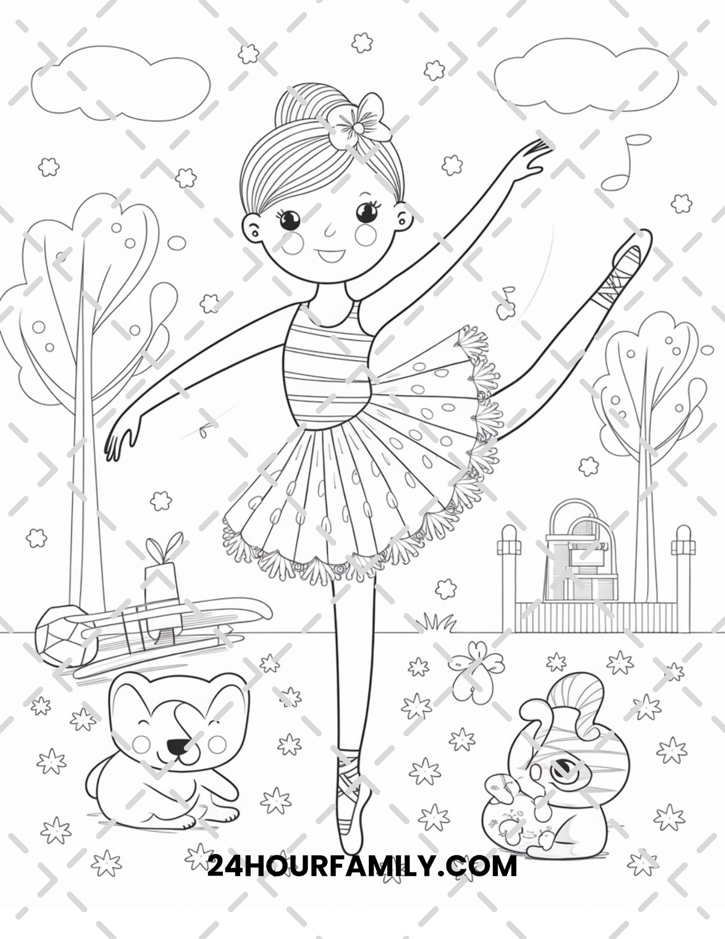 ballerina coloring pages