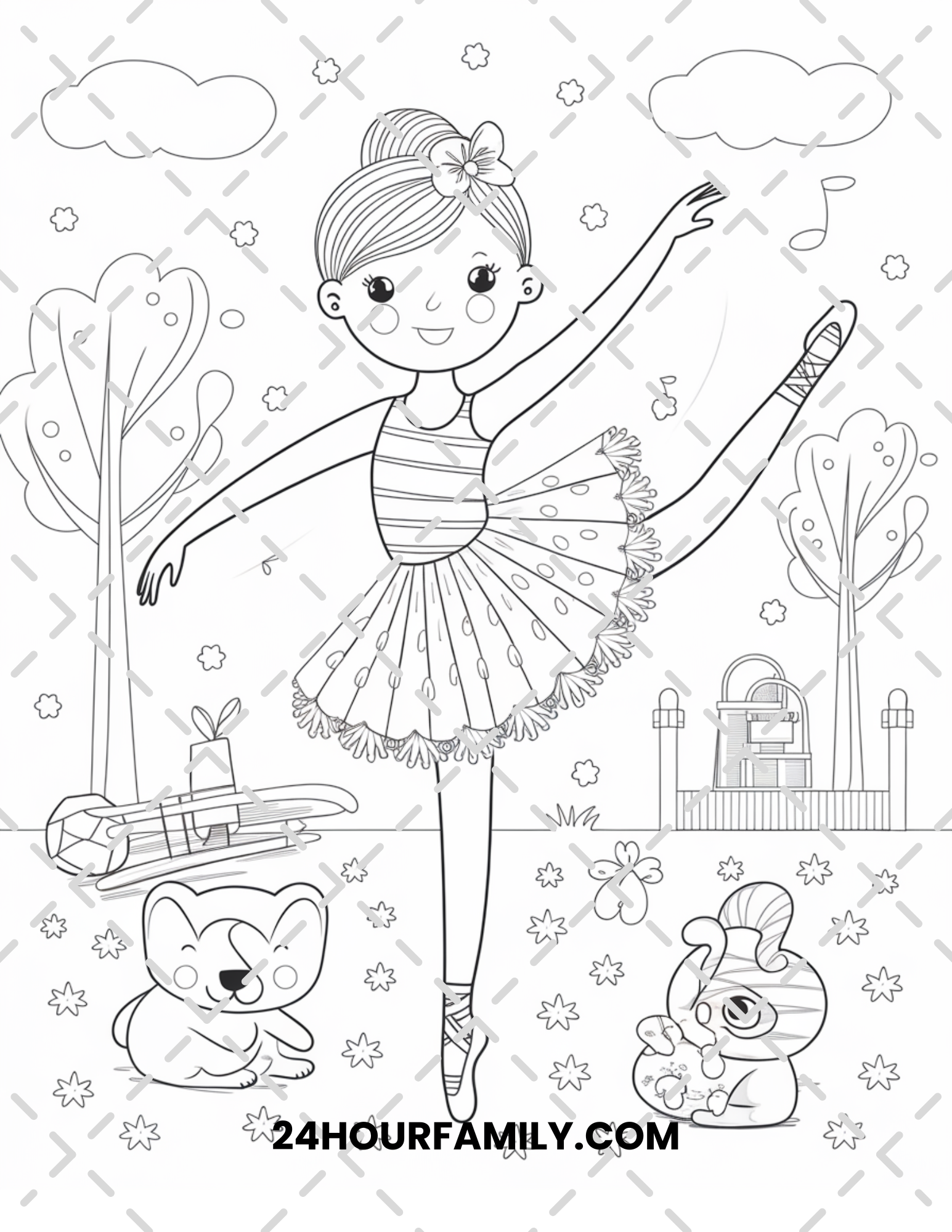 ballerina coloring pages