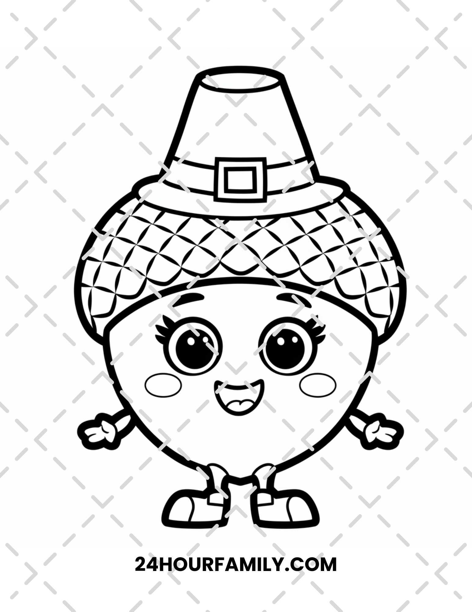 acorn coloring pages