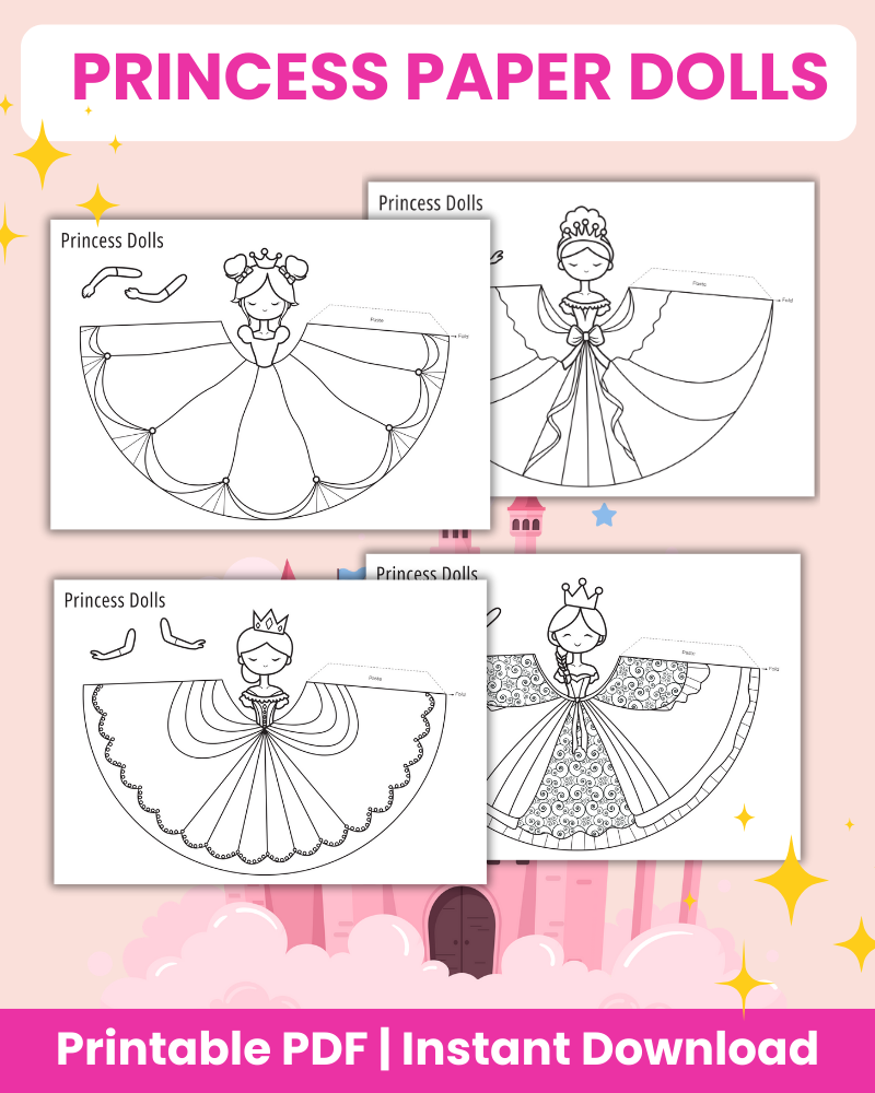 Princes Paper Dolls Printable