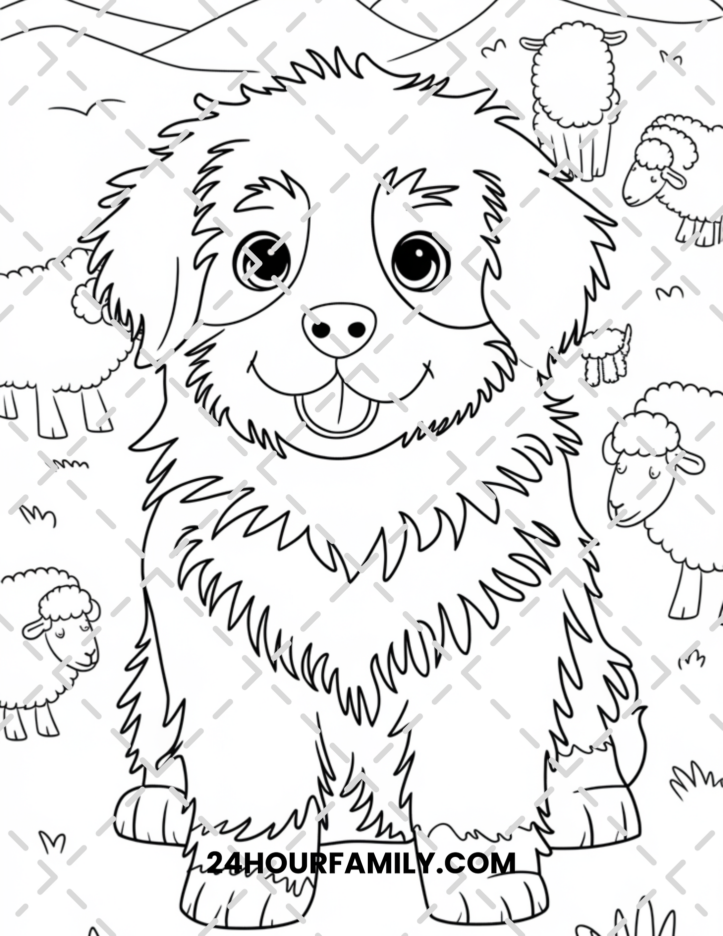 cute puppy coloring pages