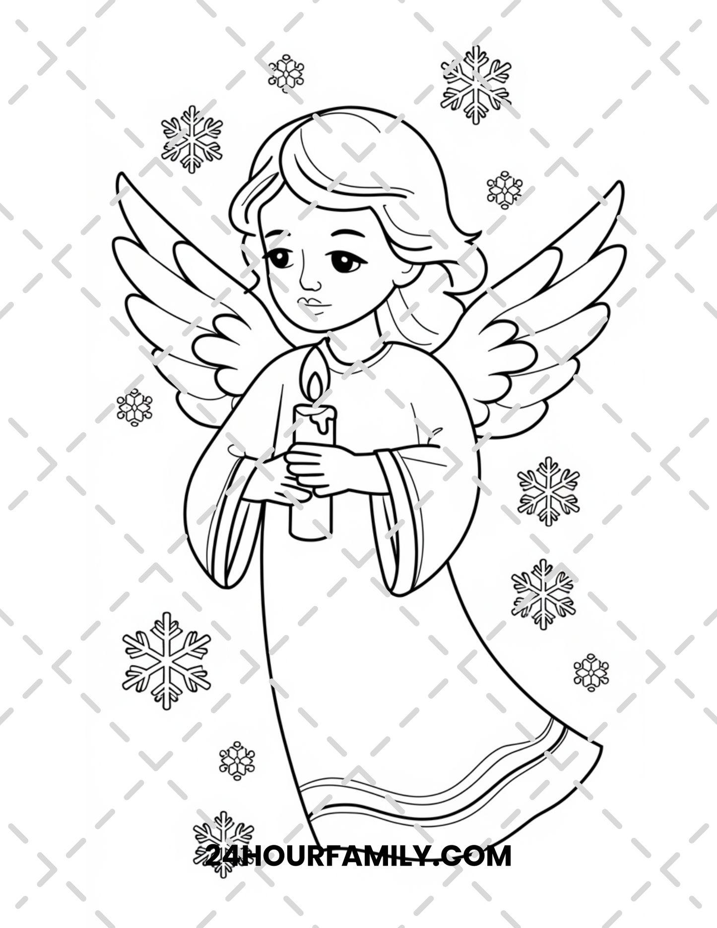 angel coloring pages
