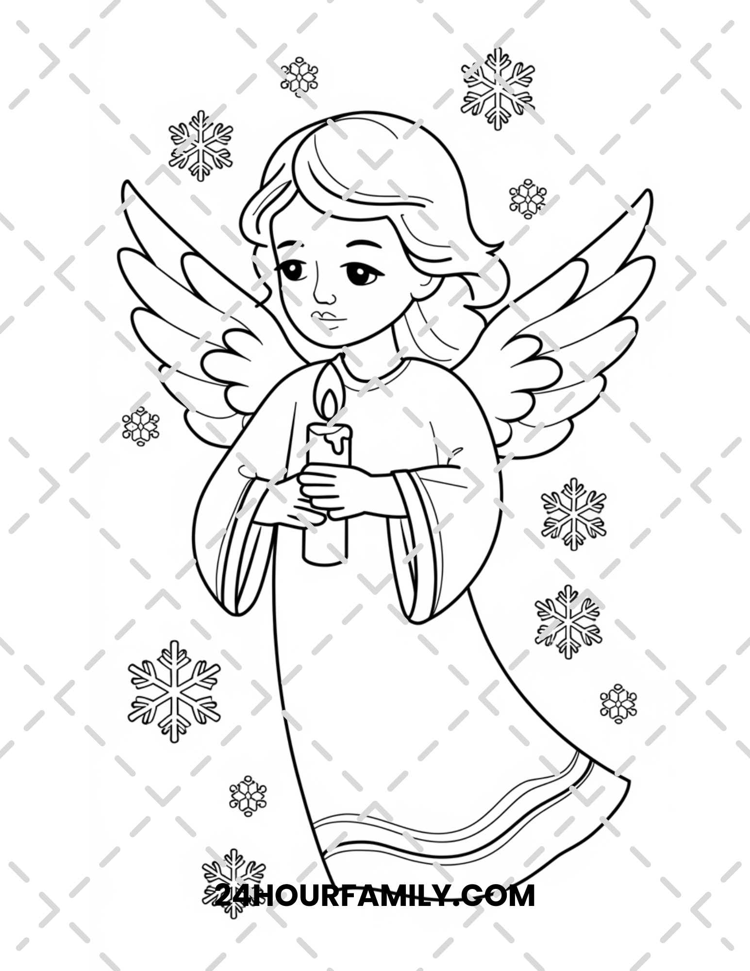 angel coloring pages