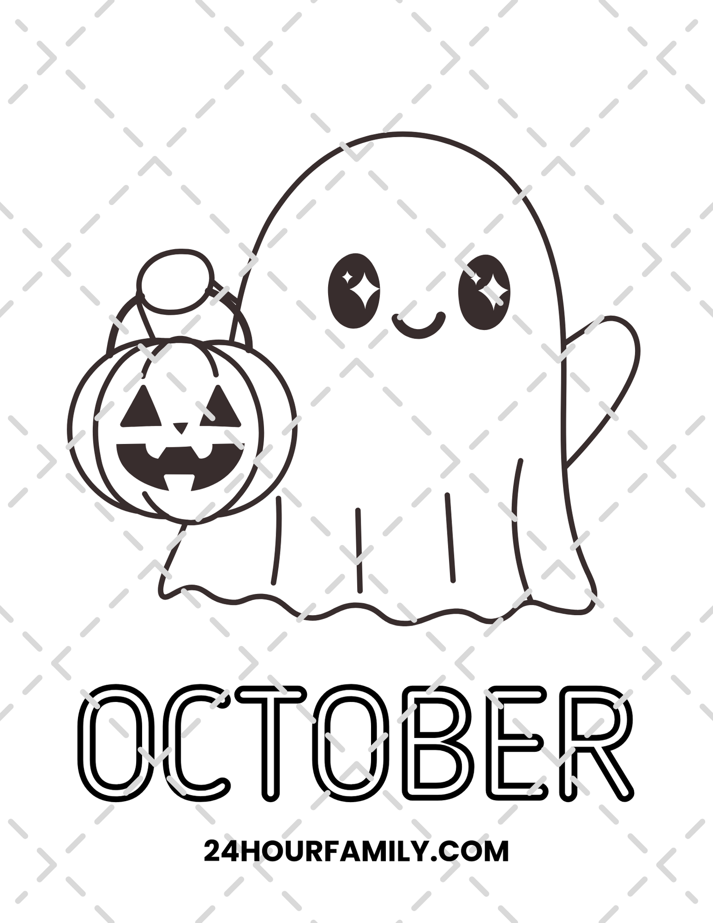 october coloring pages