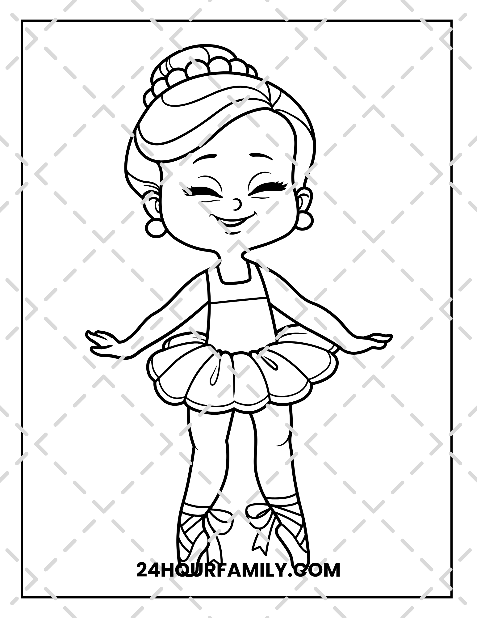 ballerina coloring pages