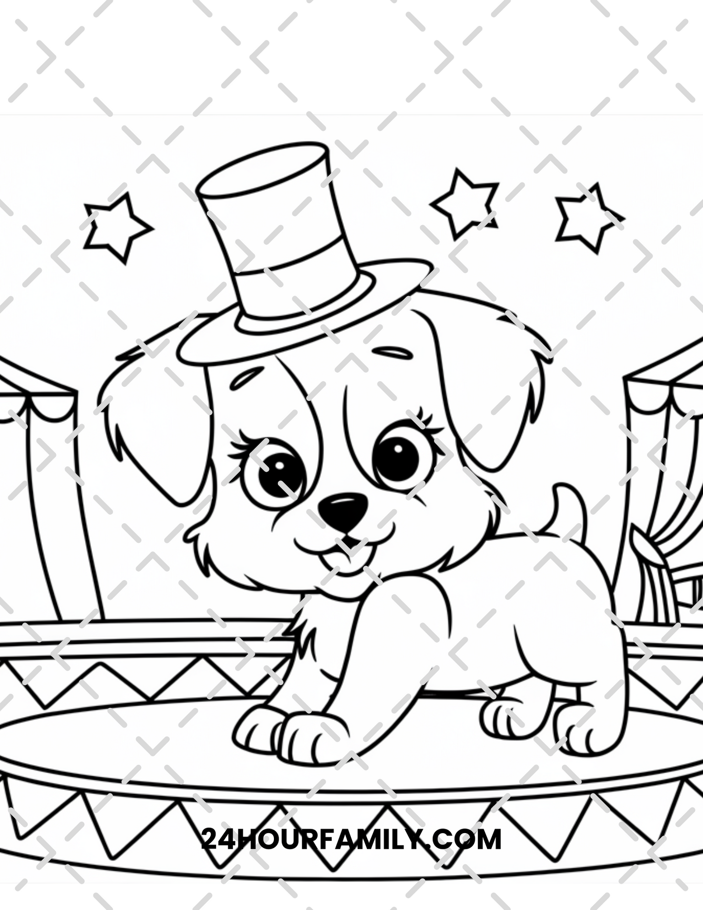 cute puppy coloring pages