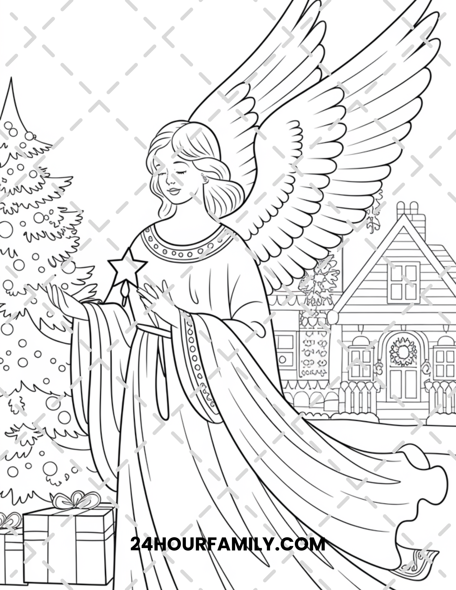 angel coloring pages