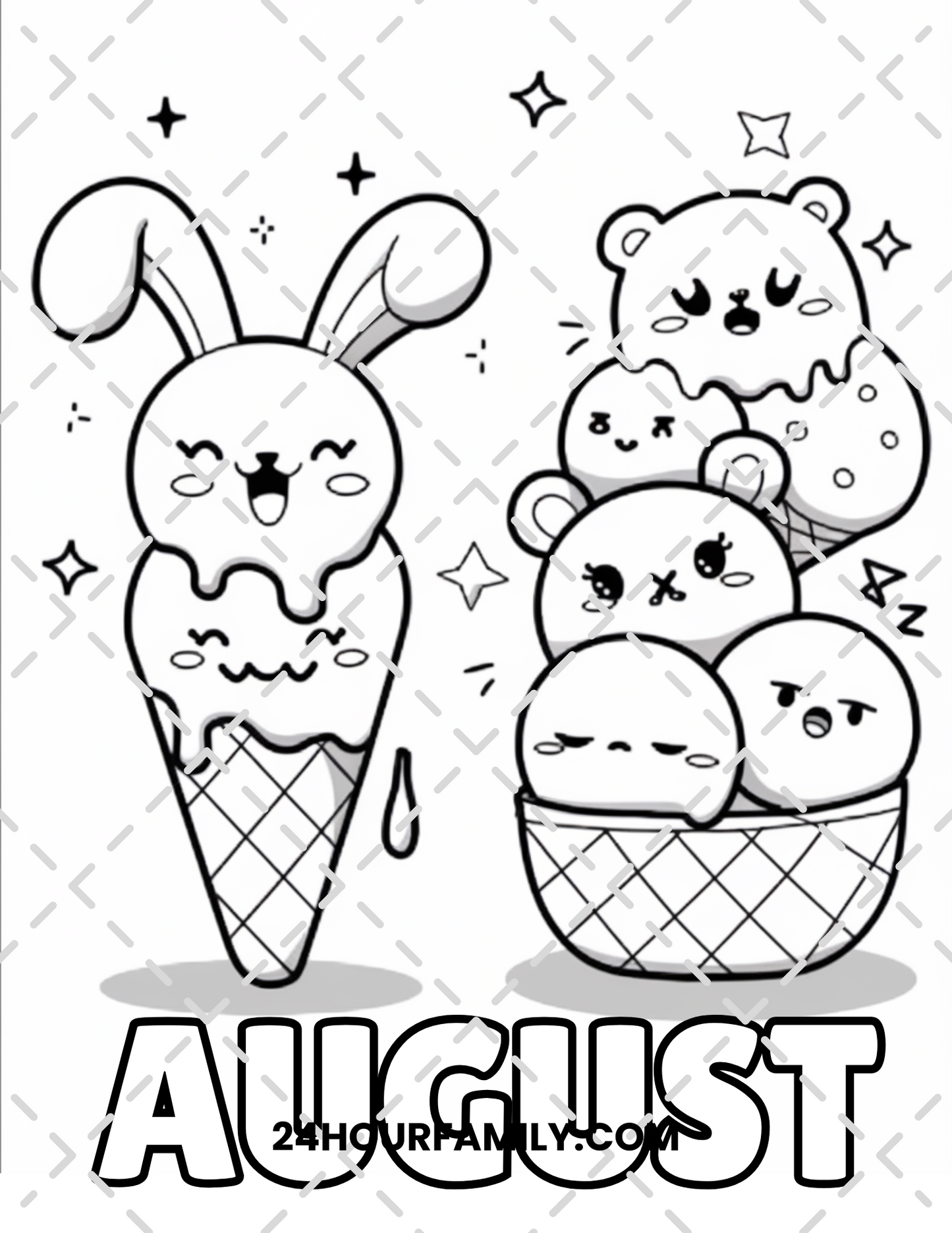 august coloring pages