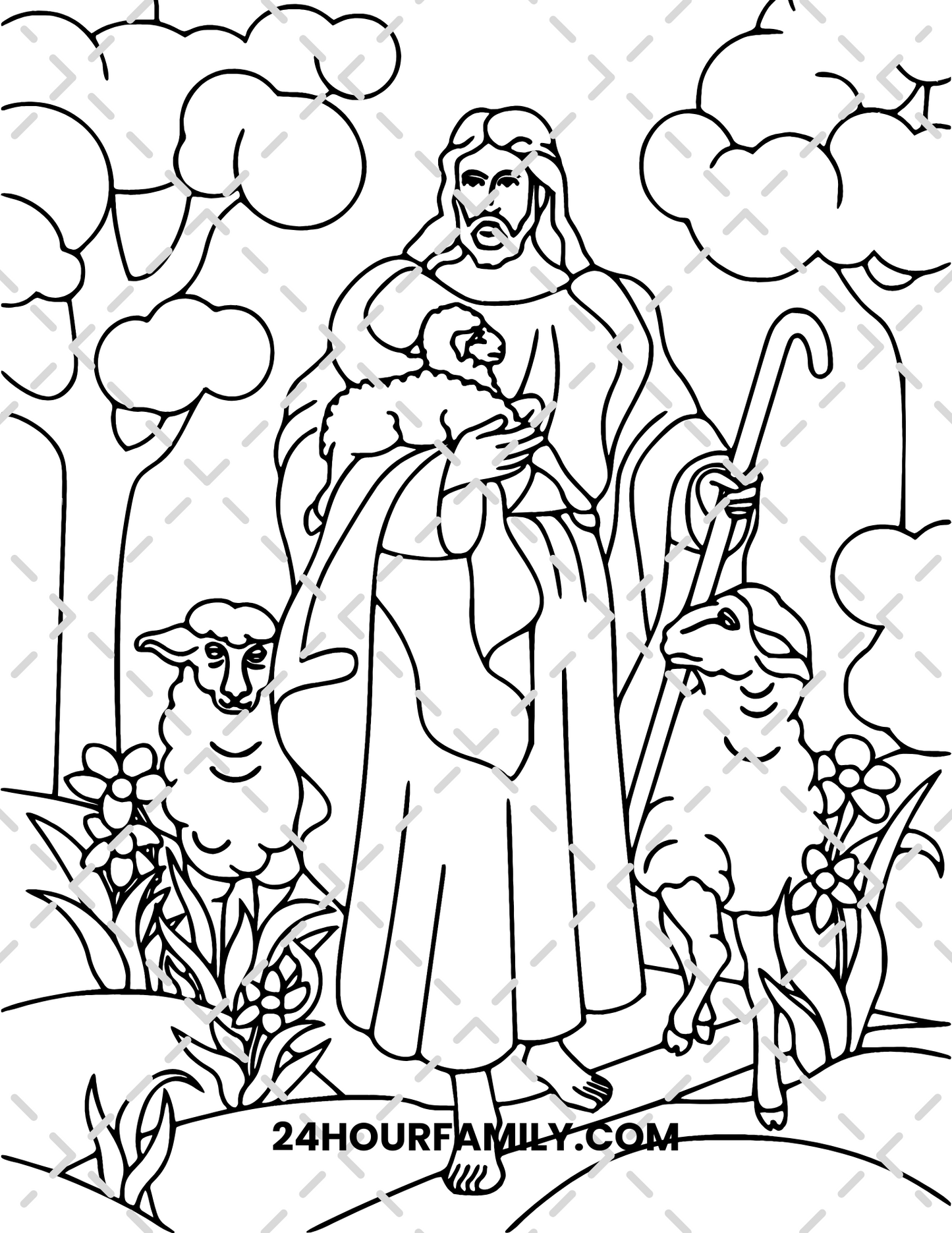 christian easter coloring pages