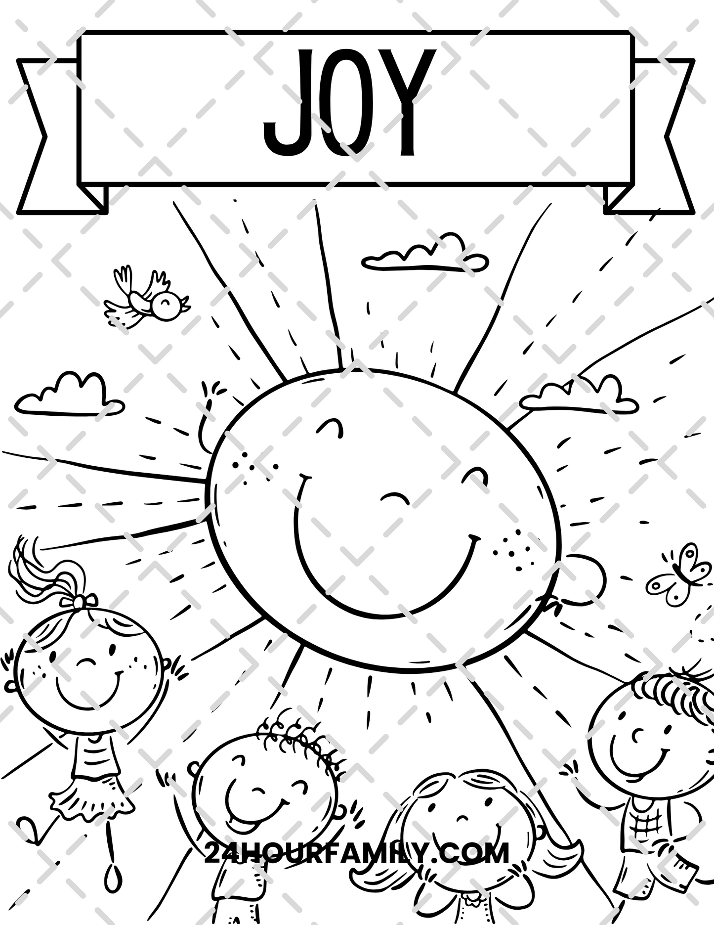 fruit of the spirit coloring pages