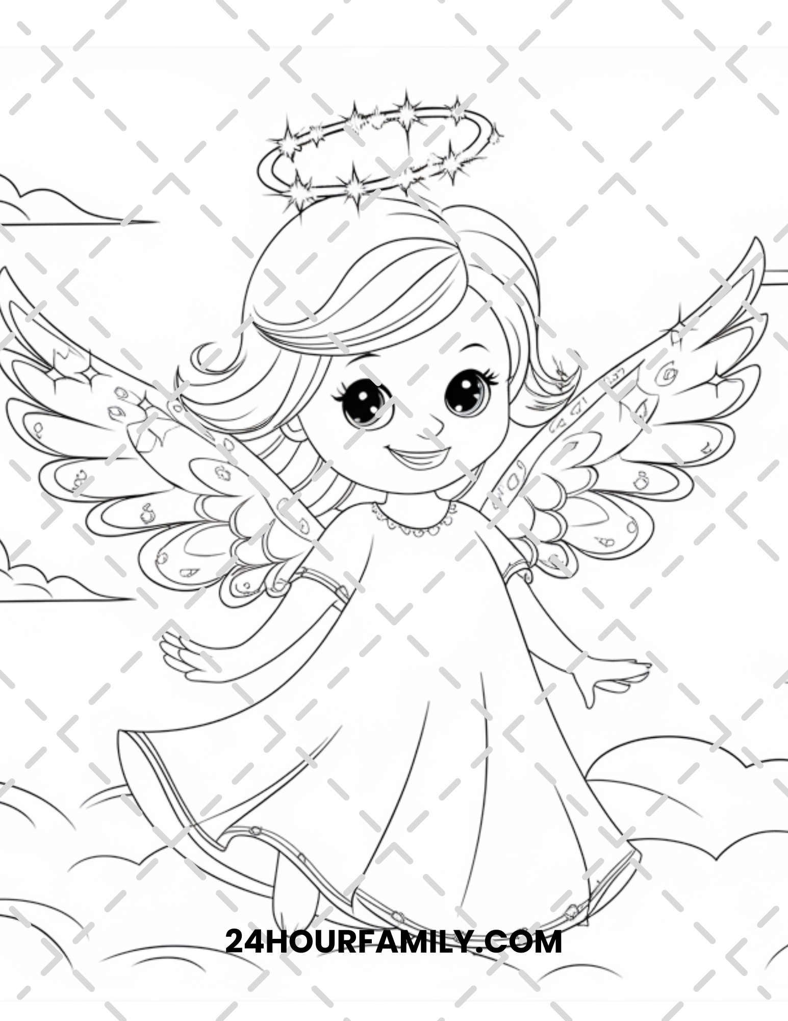 angel coloring pages