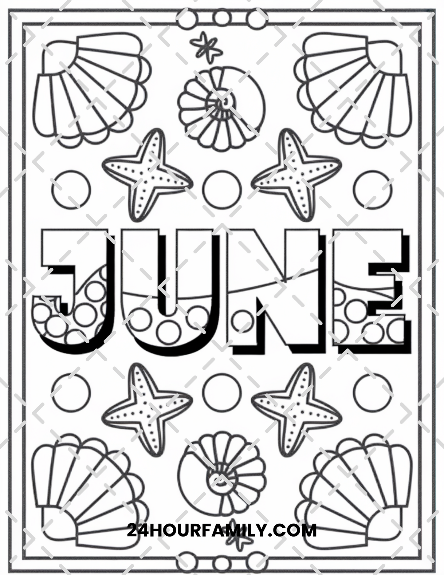 june coloring pages