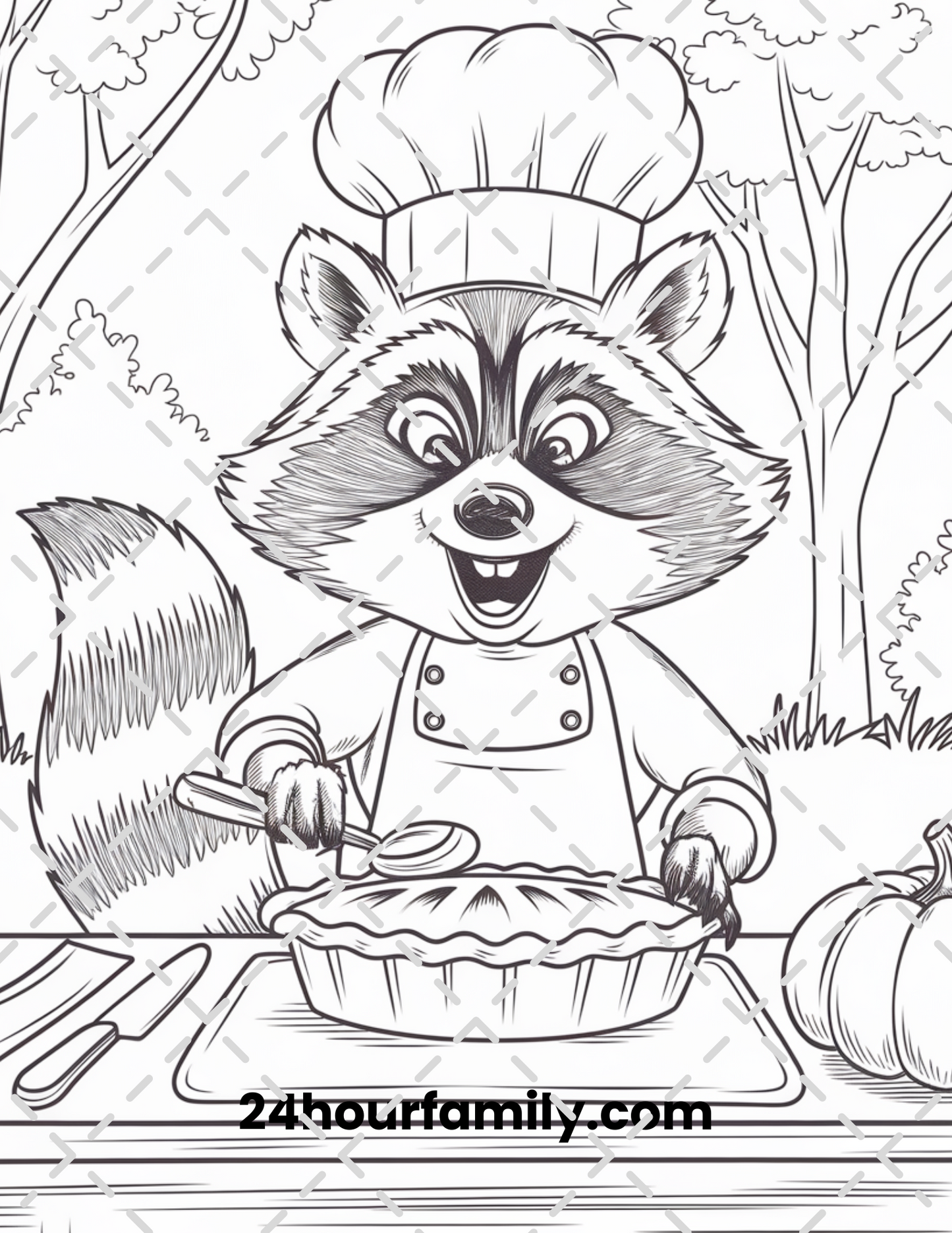 woodland creature coloring pages