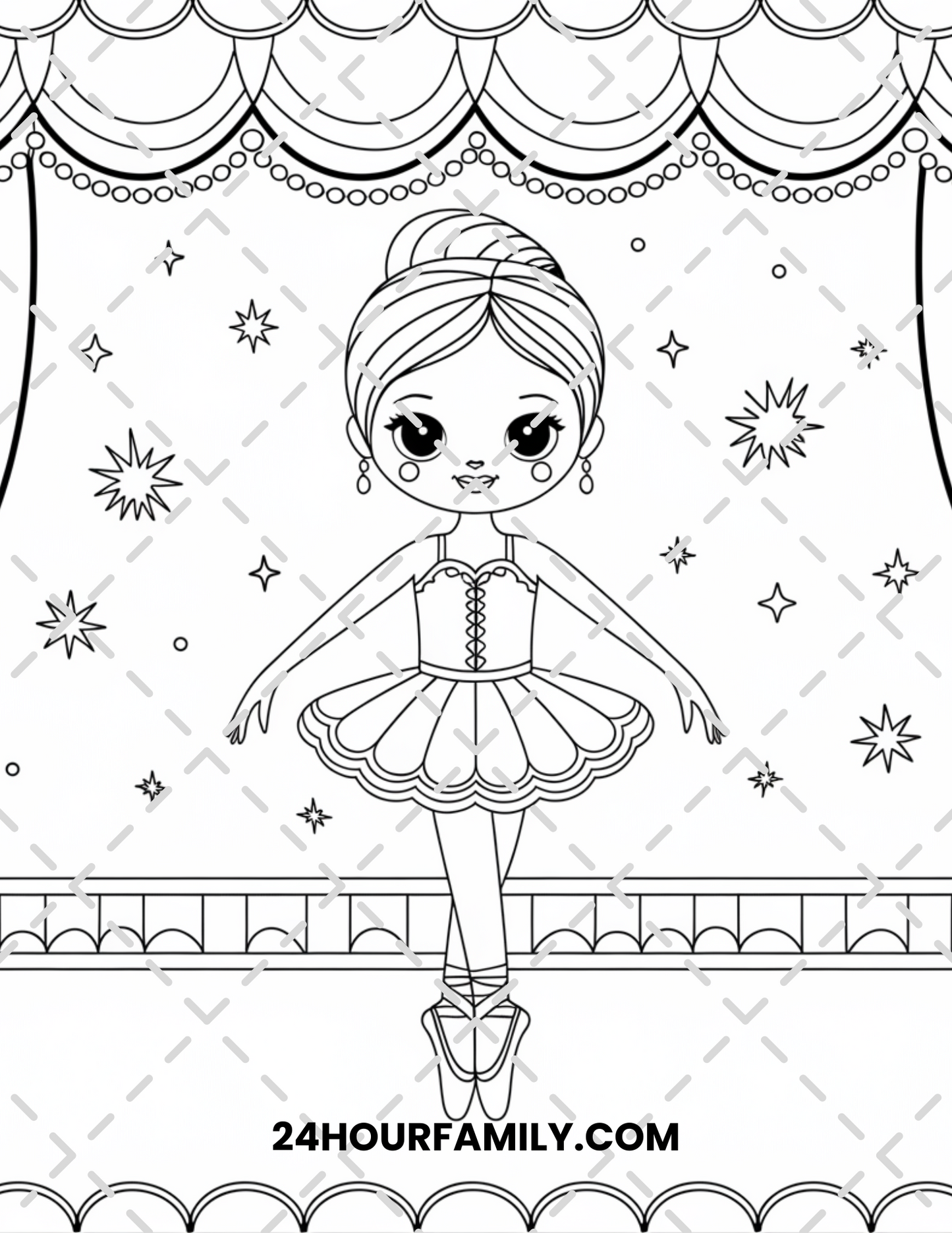 ballerina coloring pages