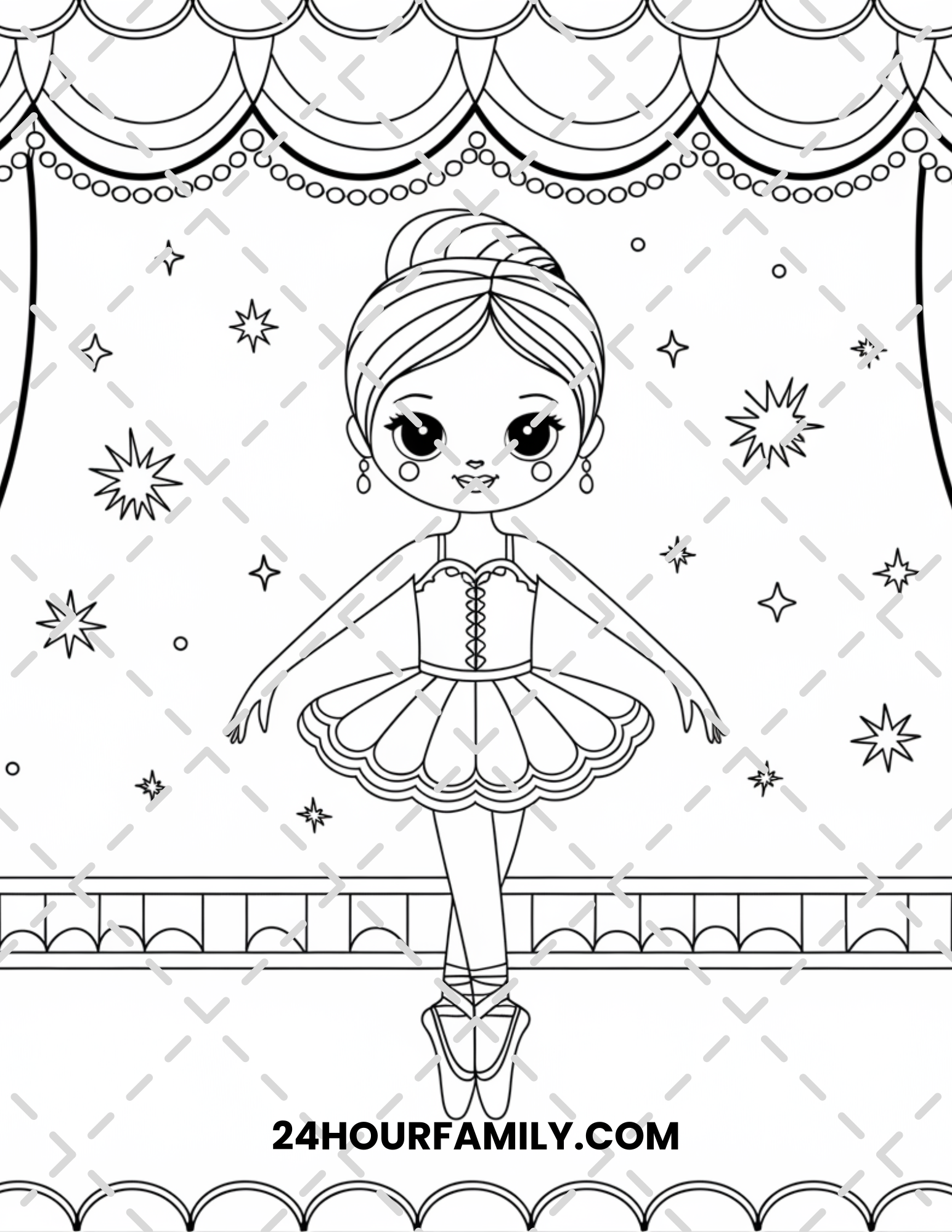 ballerina coloring pages