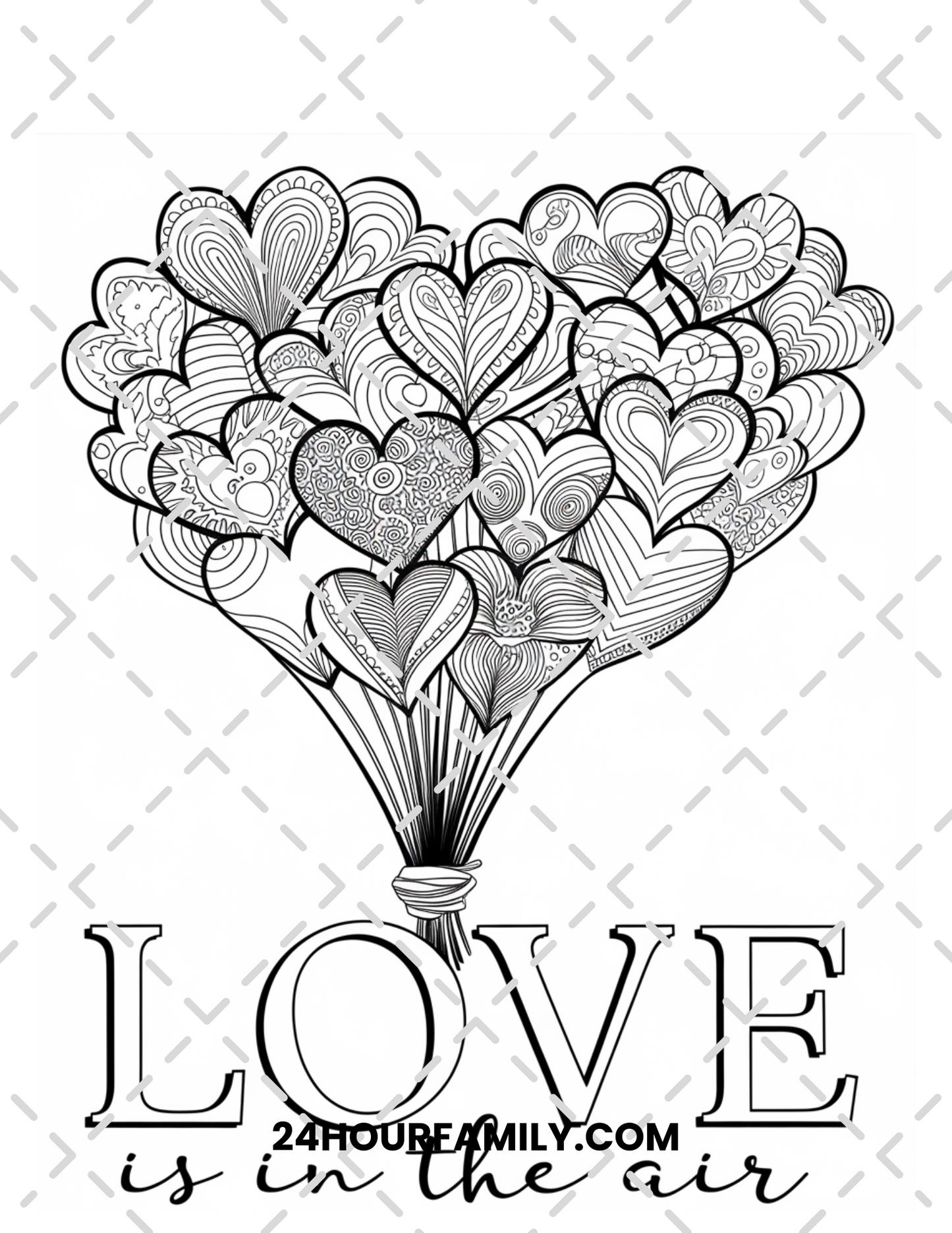 valentine coloring pages for adults