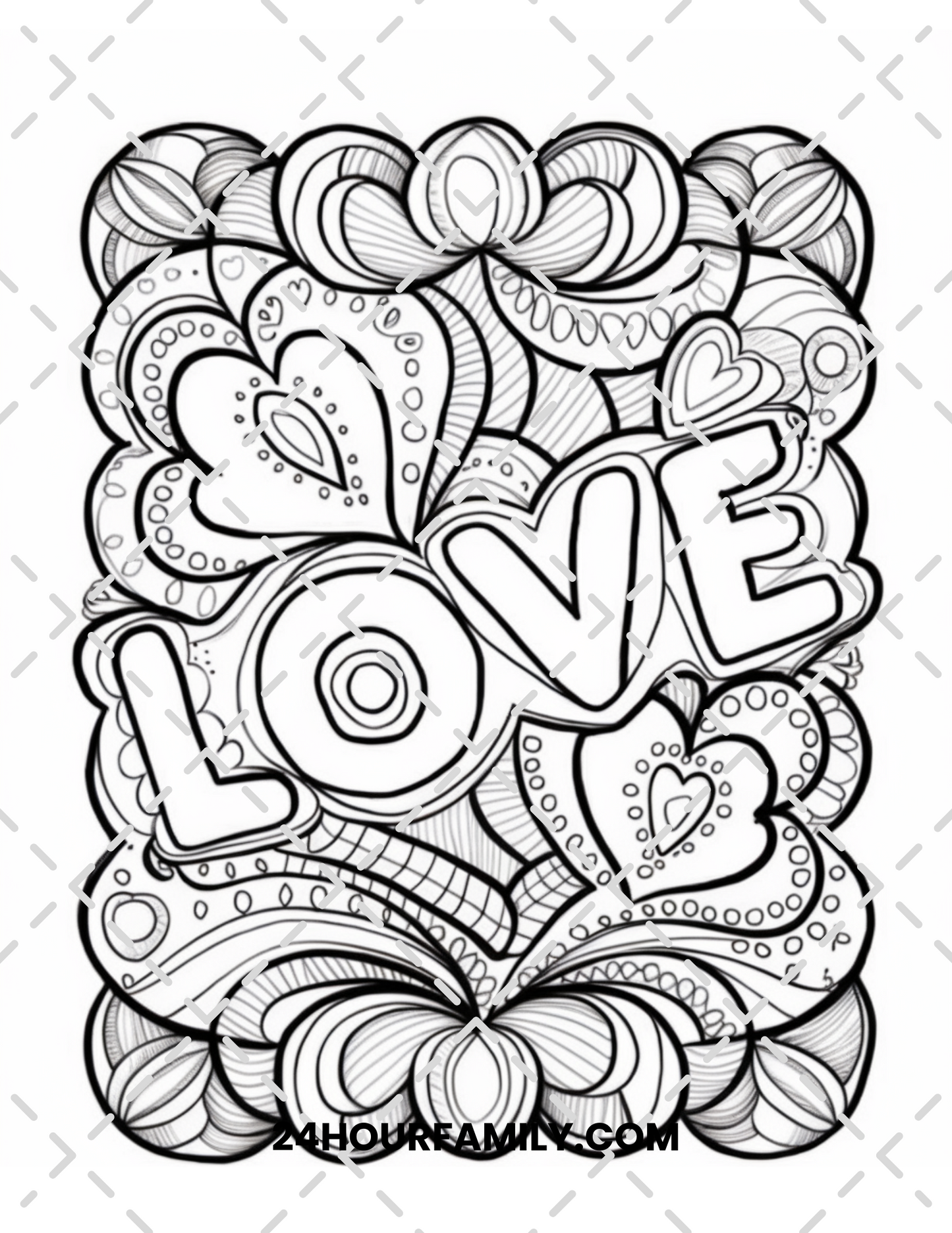 valentine coloring pages for adults