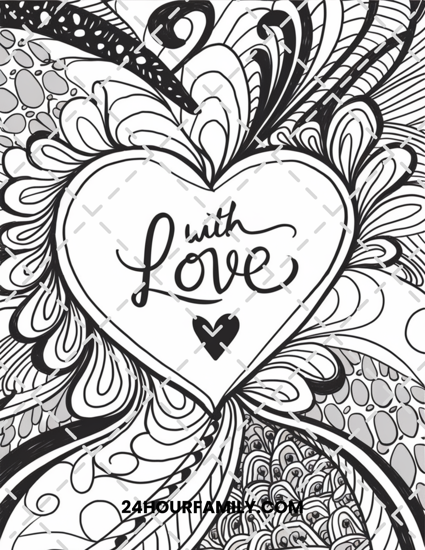 valentine coloring pages for adults