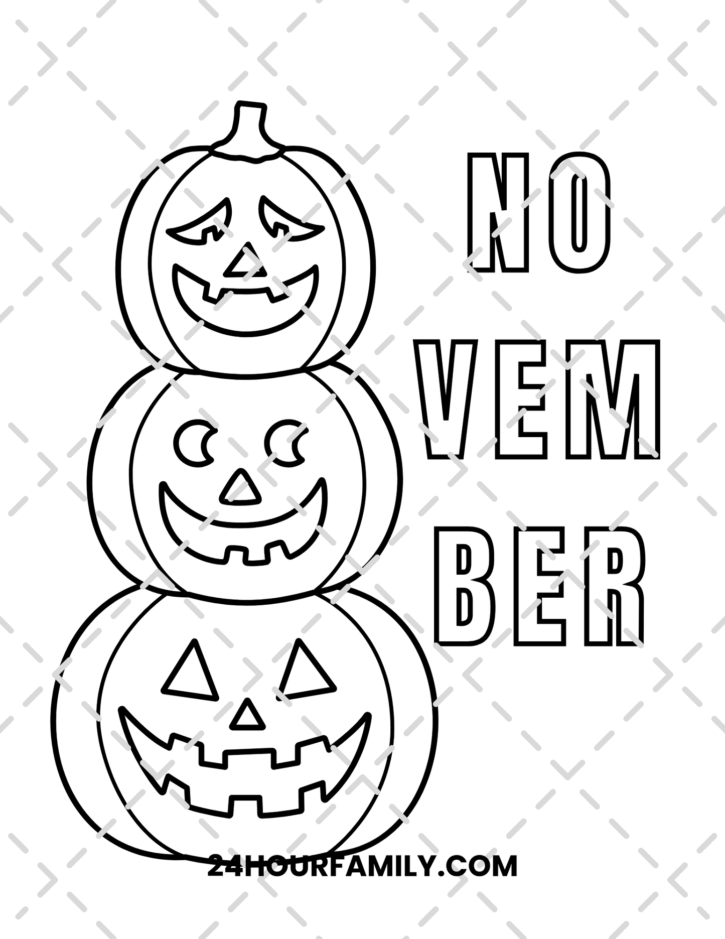 november coloring pages