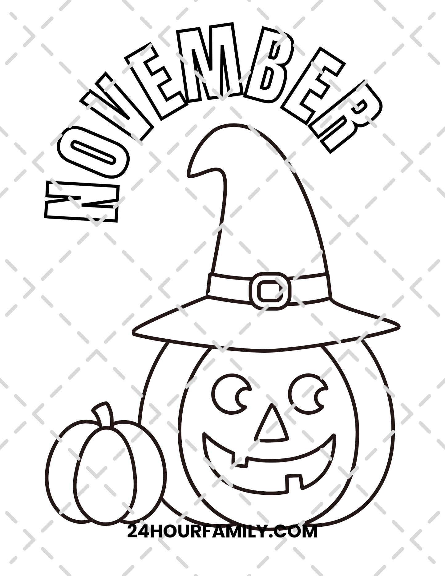 november coloring pages