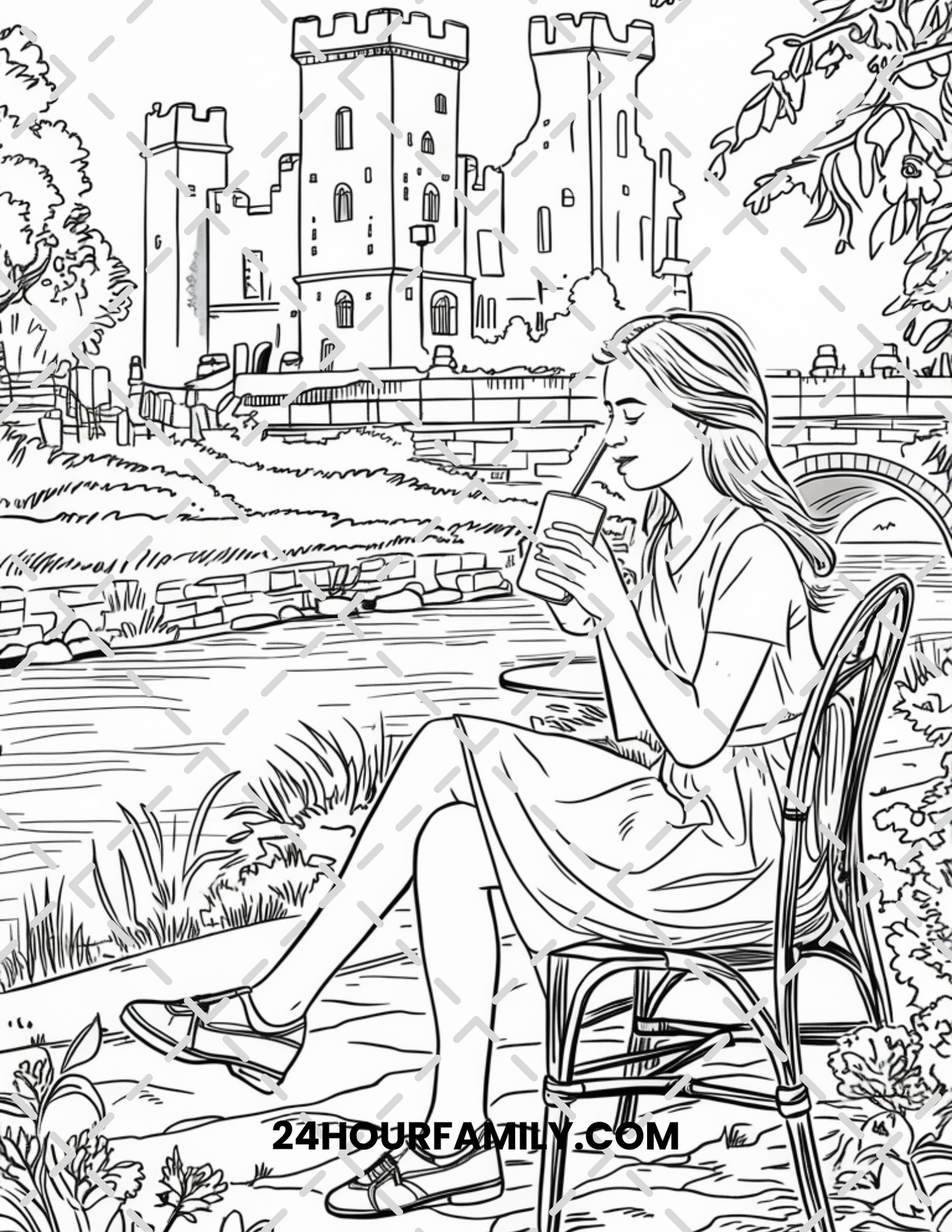 aesthetic coloring sheets